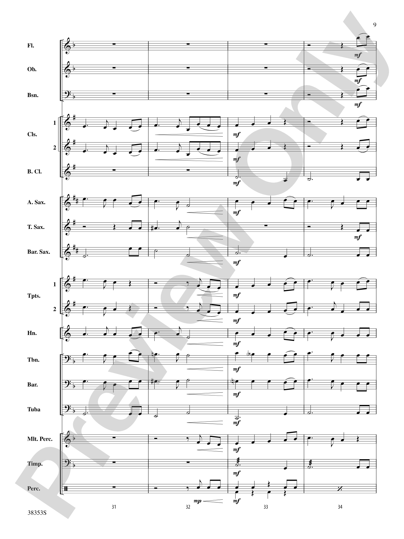 Swan Lake: Concert Band Conductor Score & Parts