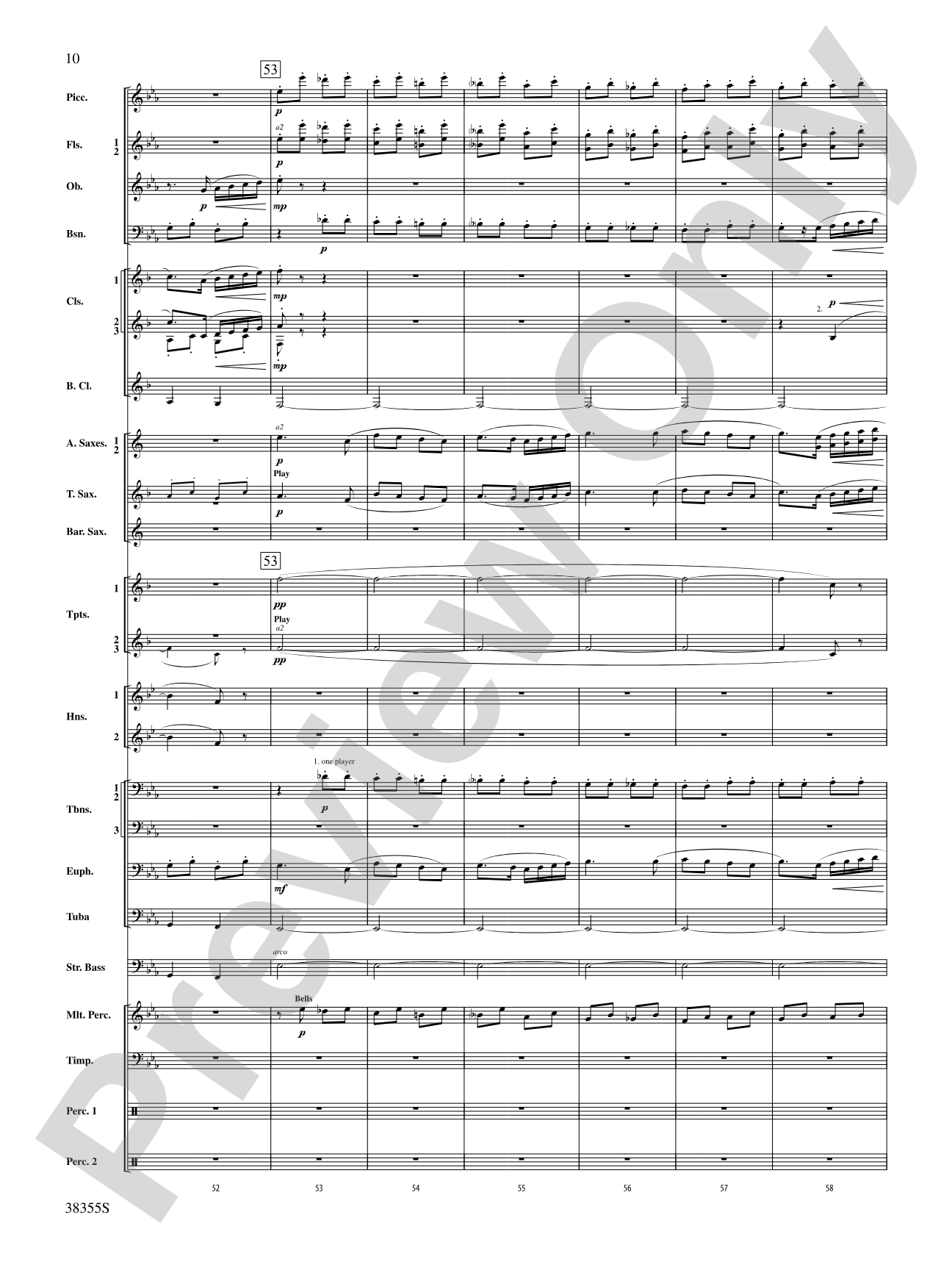 Dubinushka, Op. 62: Concert Band Conductor Score & Parts