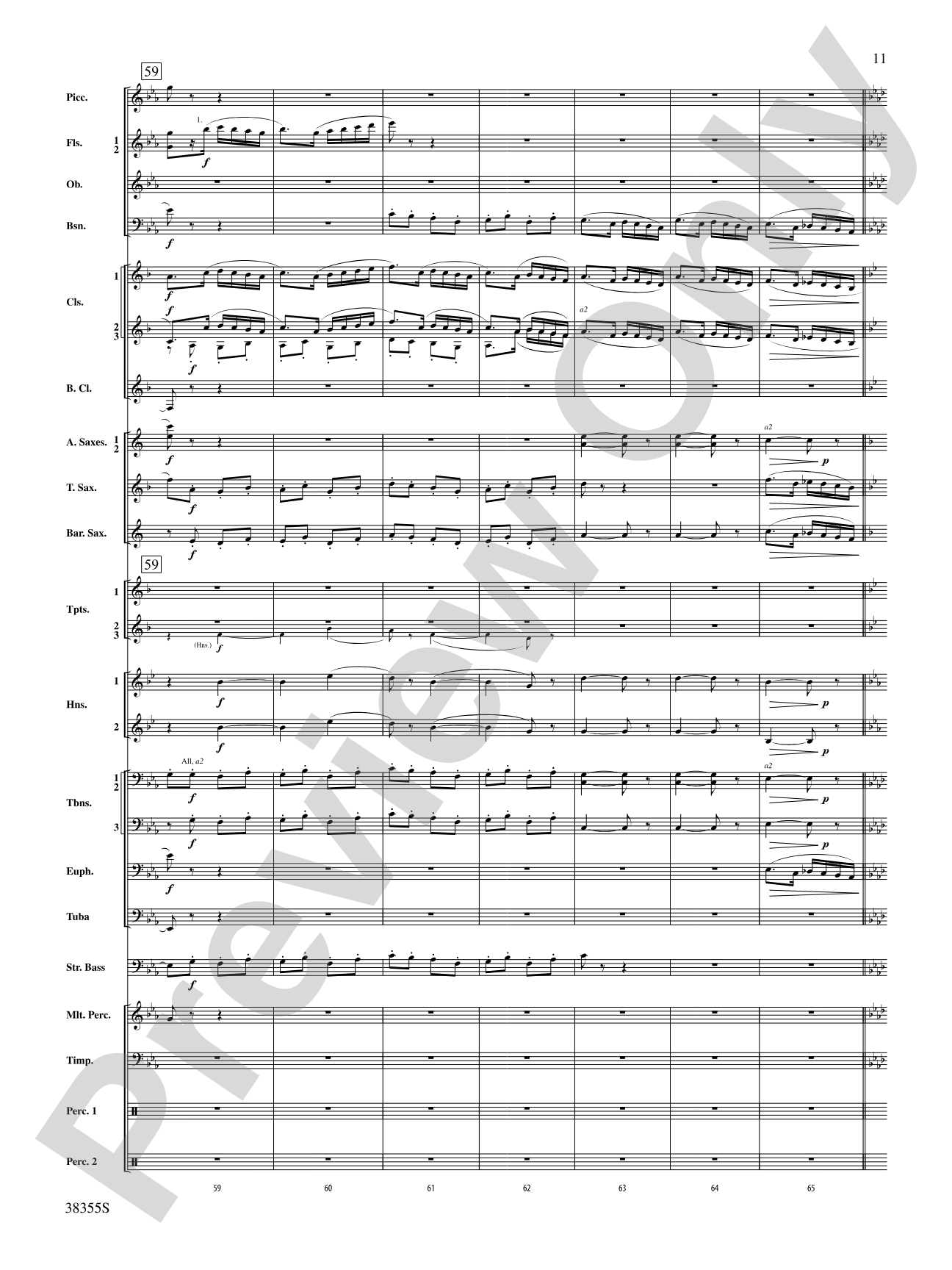 Dubinushka, Op. 62: Concert Band Conductor Score & Parts