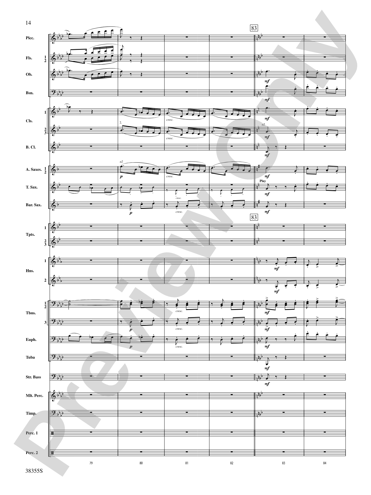 Dubinushka, Op. 62: Concert Band Conductor Score & Parts