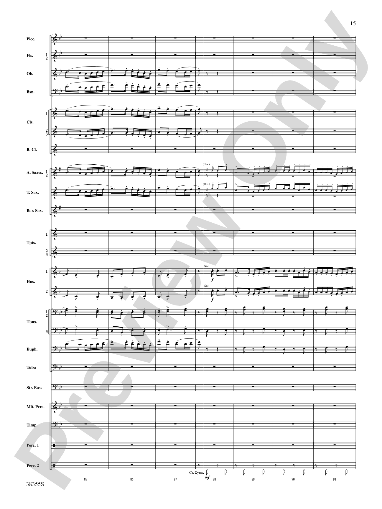 Dubinushka, Op. 62: Concert Band Conductor Score & Parts