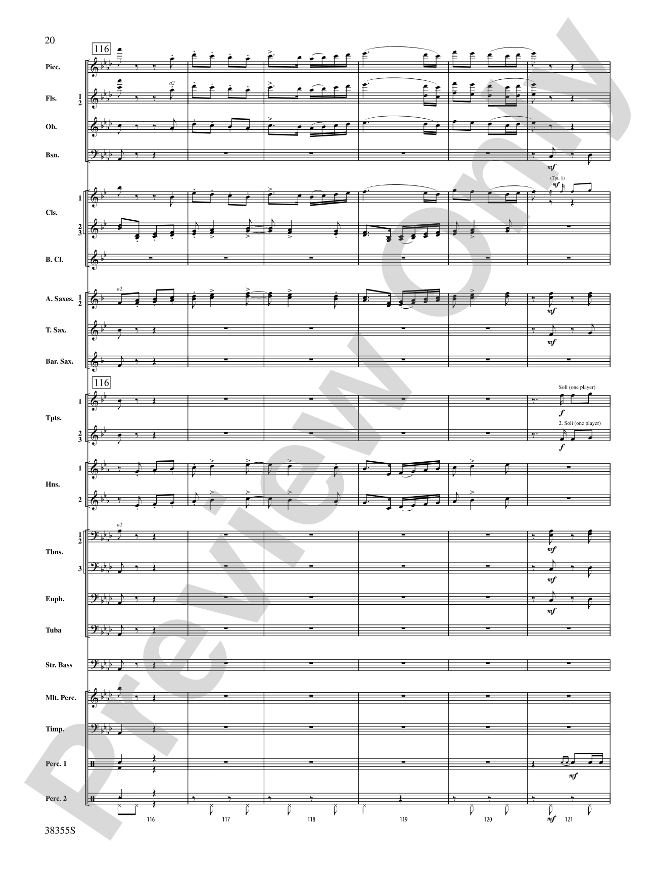 Dubinushka, Op. 62: Concert Band Conductor Score & Parts
