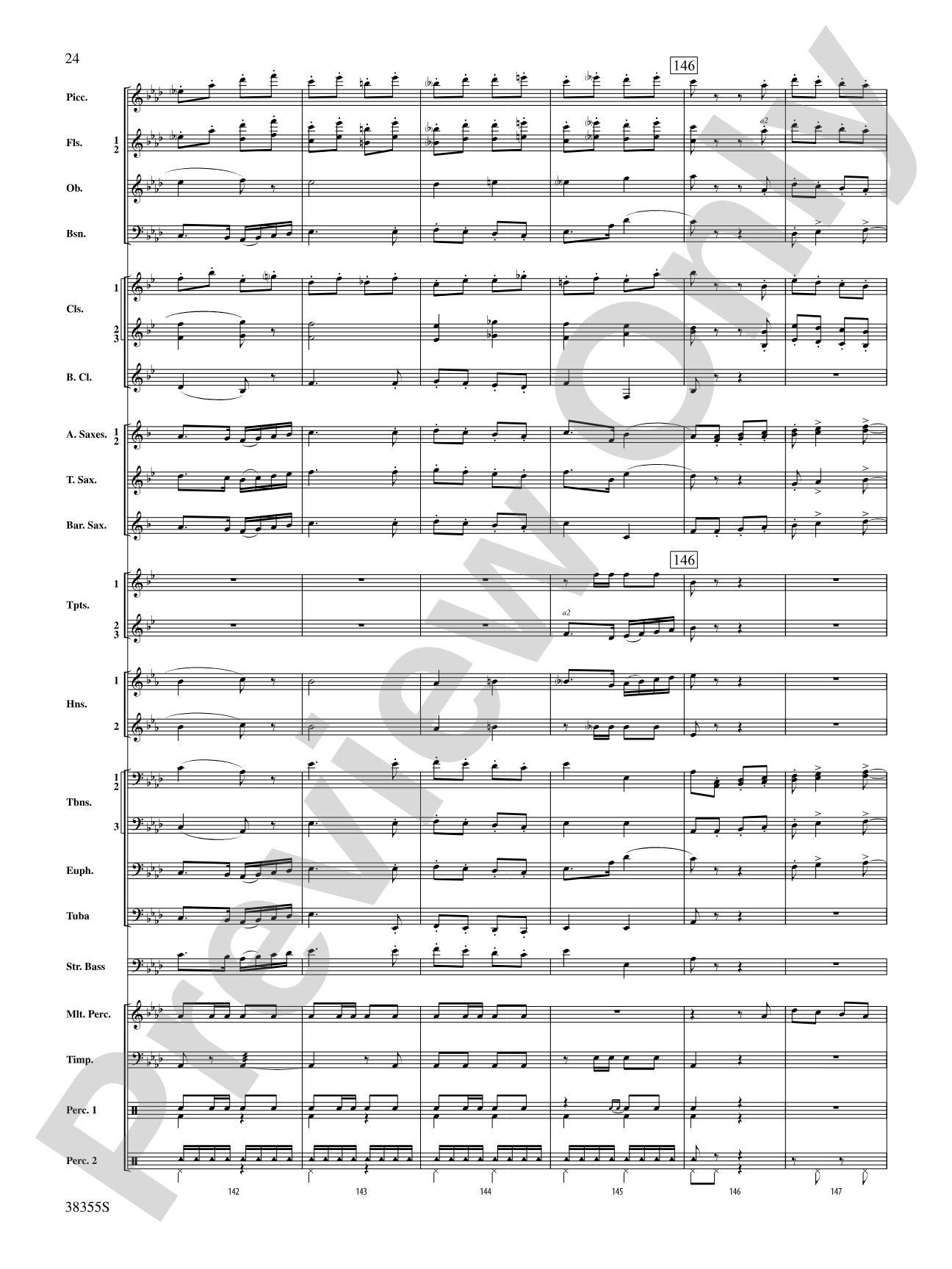 Dubinushka, Op. 62: Concert Band Conductor Score & Parts