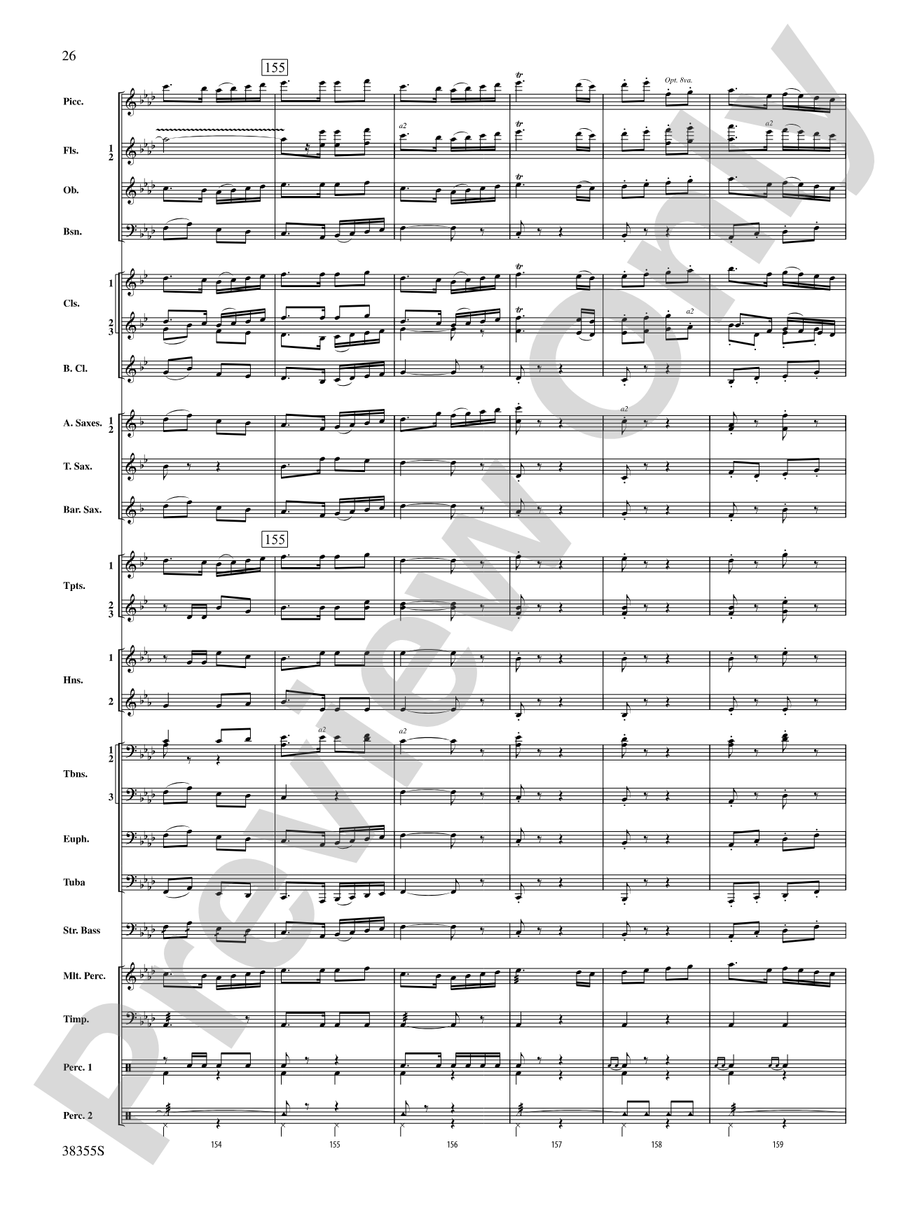 Dubinushka, Op. 62: Concert Band Conductor Score & Parts