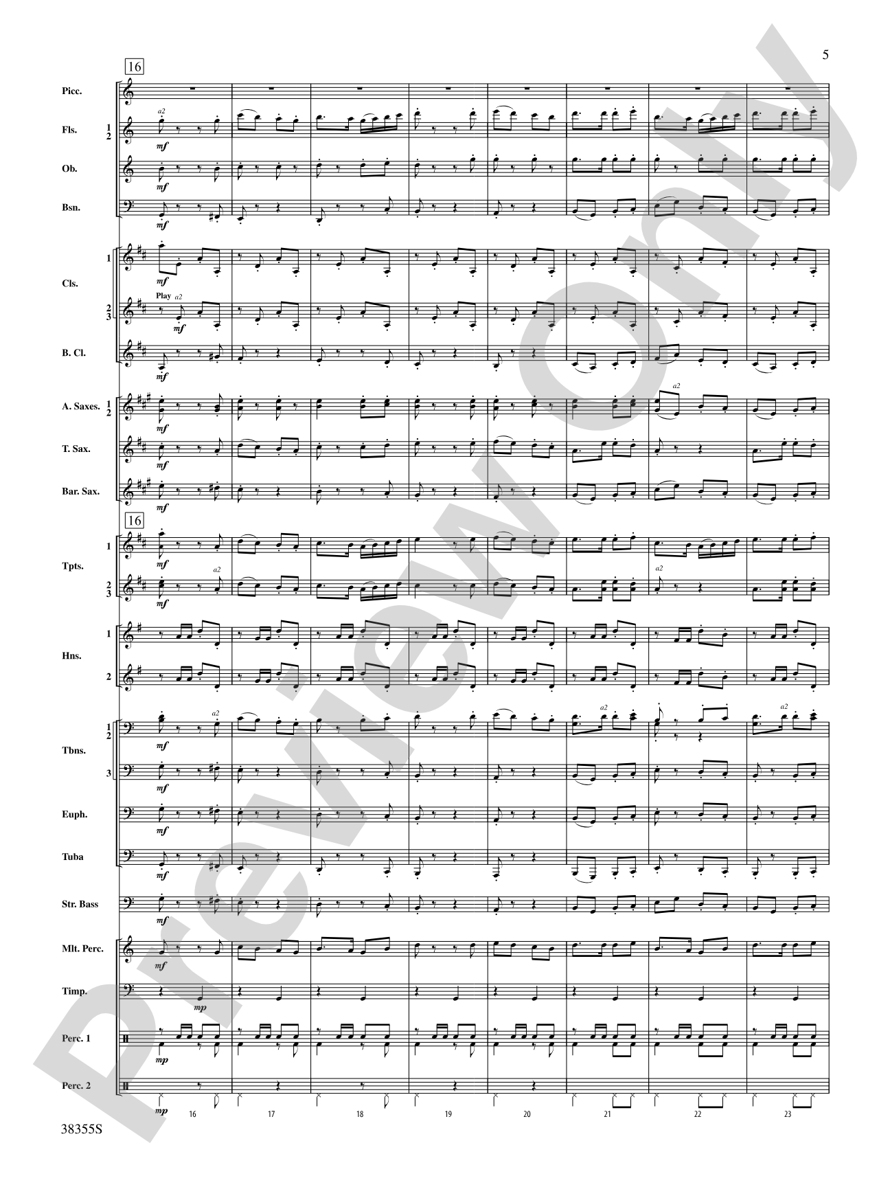 Dubinushka, Op. 62: Concert Band Conductor Score & Parts