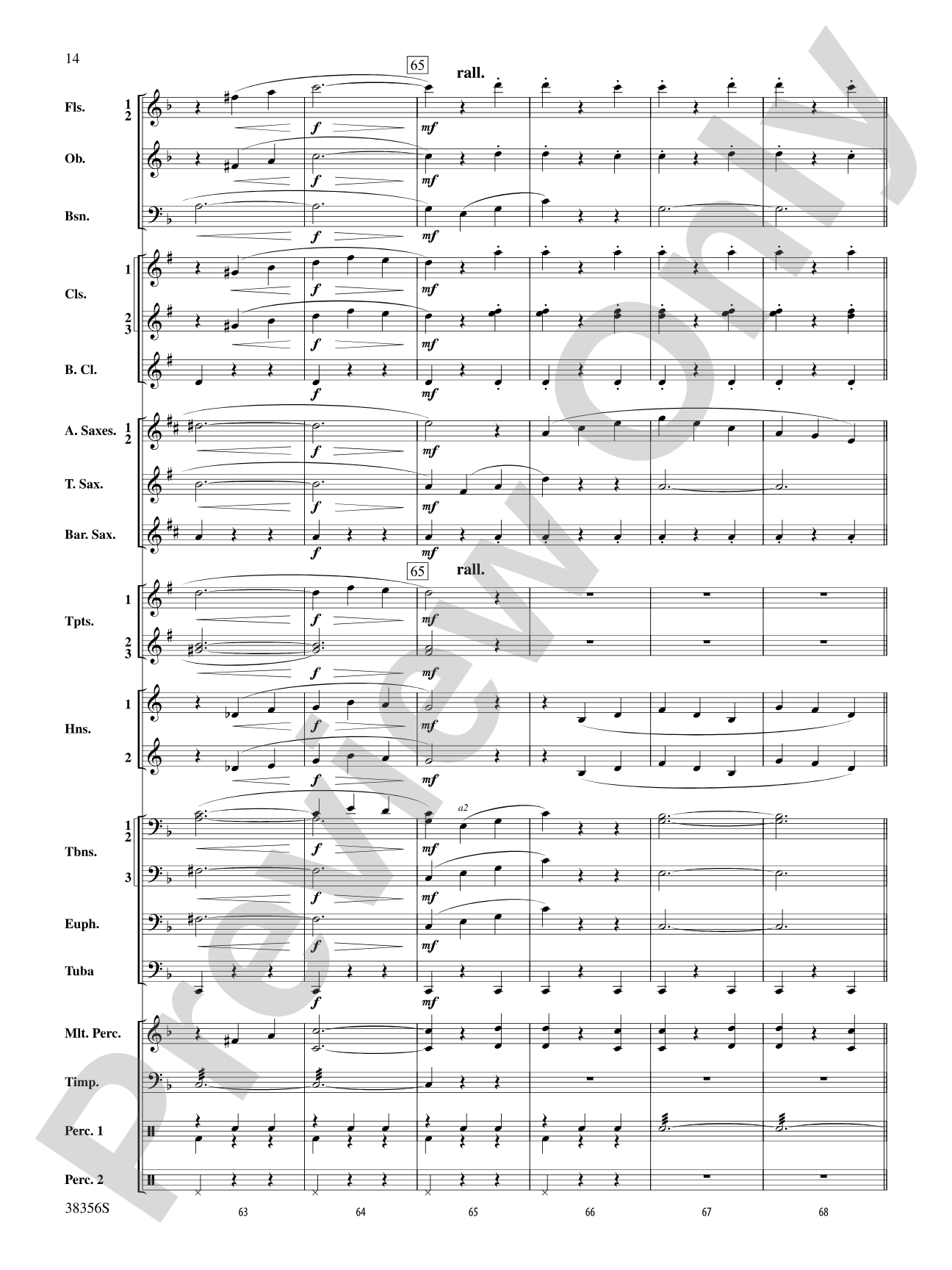 Barcarolle (from The Tales of Hoffman): Concert Band Conductor Score & Parts