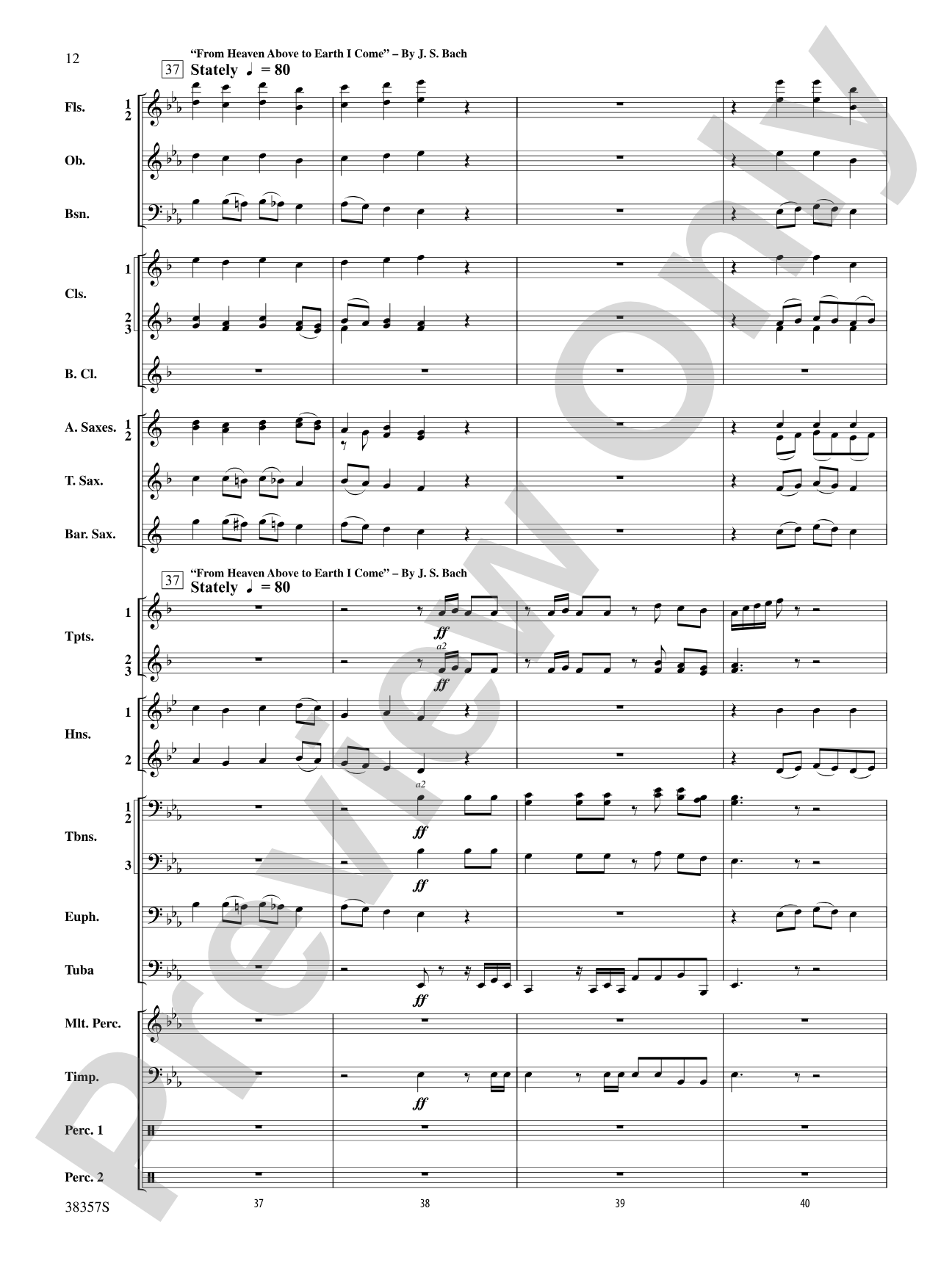 A Classic Christmas: Concert Band Conductor Score & Parts