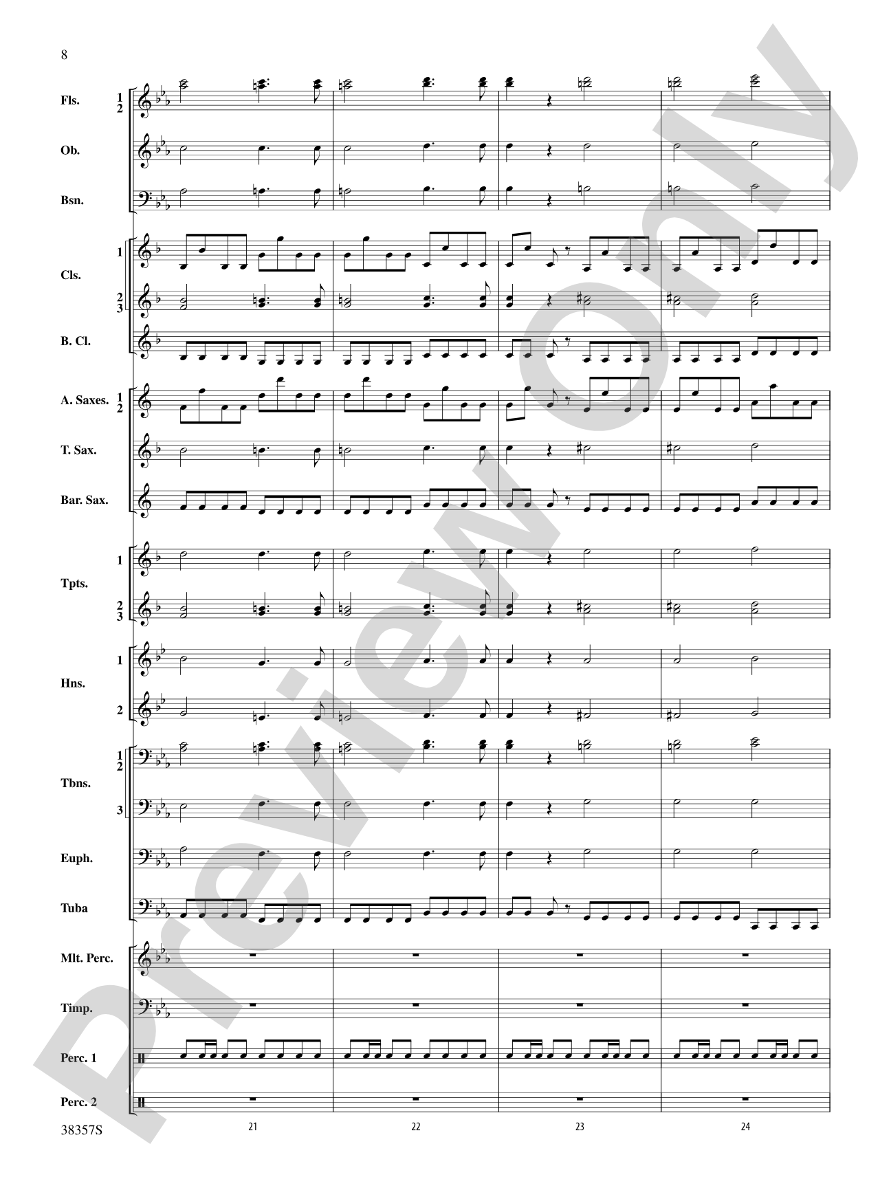 A Classic Christmas: Concert Band Conductor Score & Parts