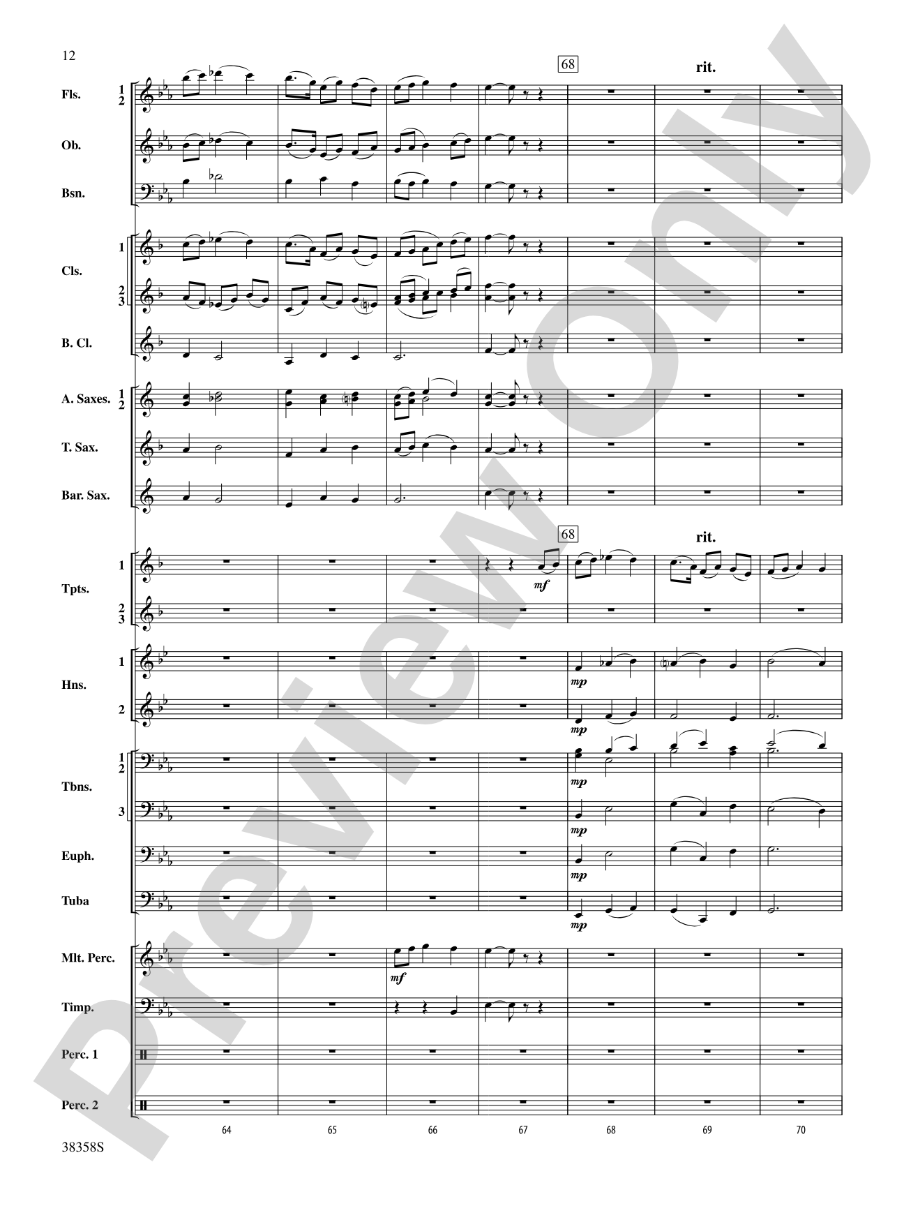 Folksongs from the Eastern Counties: Concert Band Conductor Score & Parts