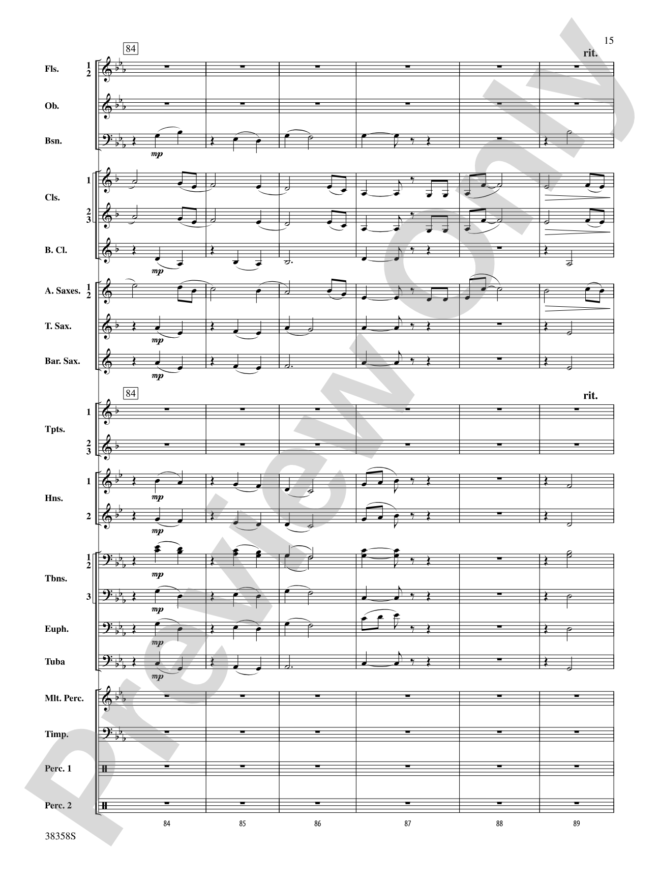 Folksongs from the Eastern Counties: Concert Band Conductor Score & Parts