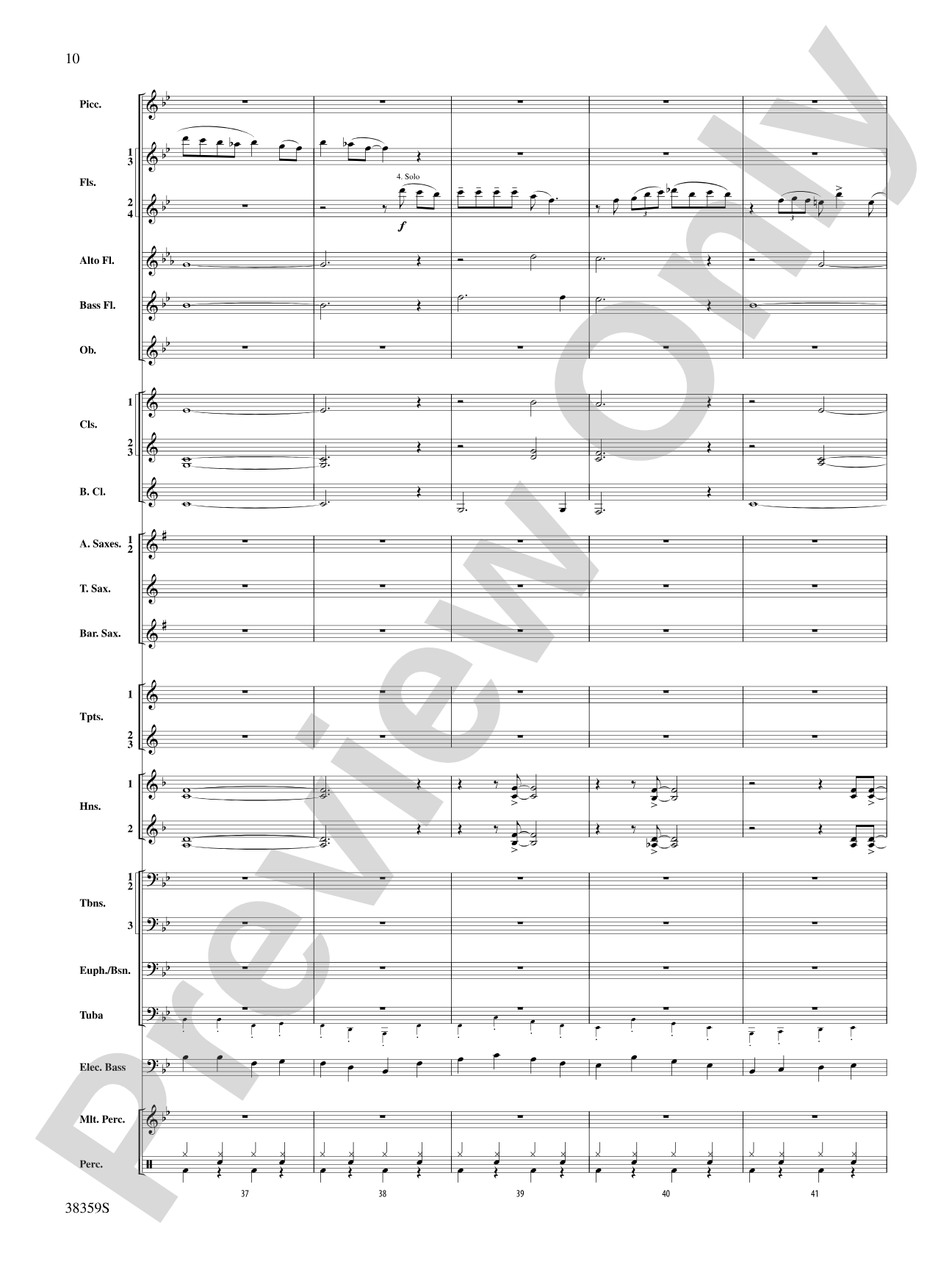 Those Fabulous Flutes: Concert Band Conductor Score & Parts
