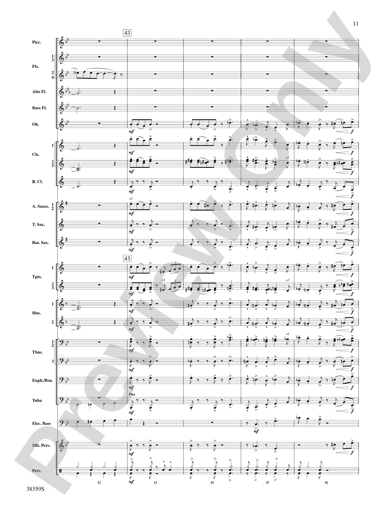 Those Fabulous Flutes: Concert Band Conductor Score & Parts