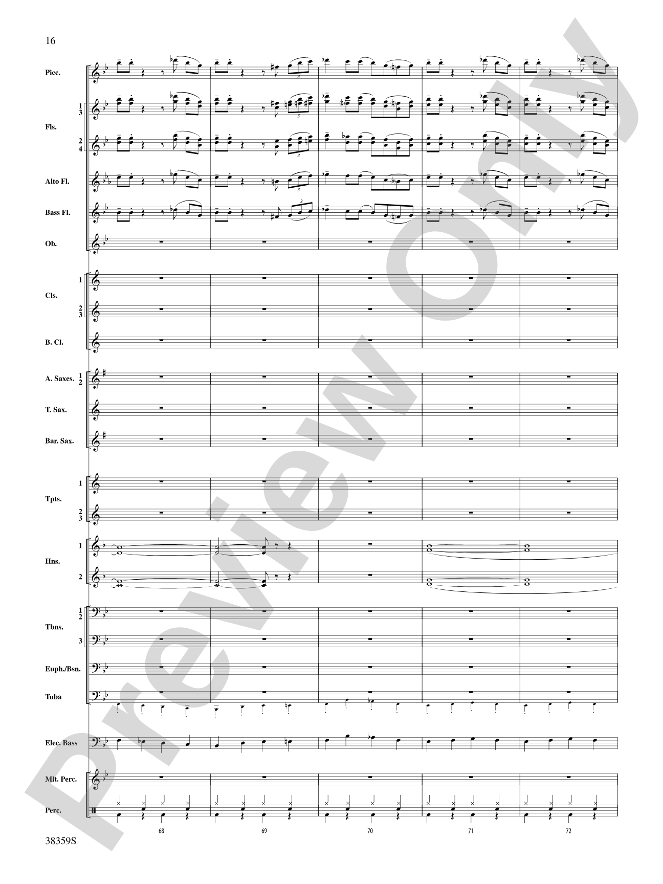 Those Fabulous Flutes: Concert Band Conductor Score & Parts