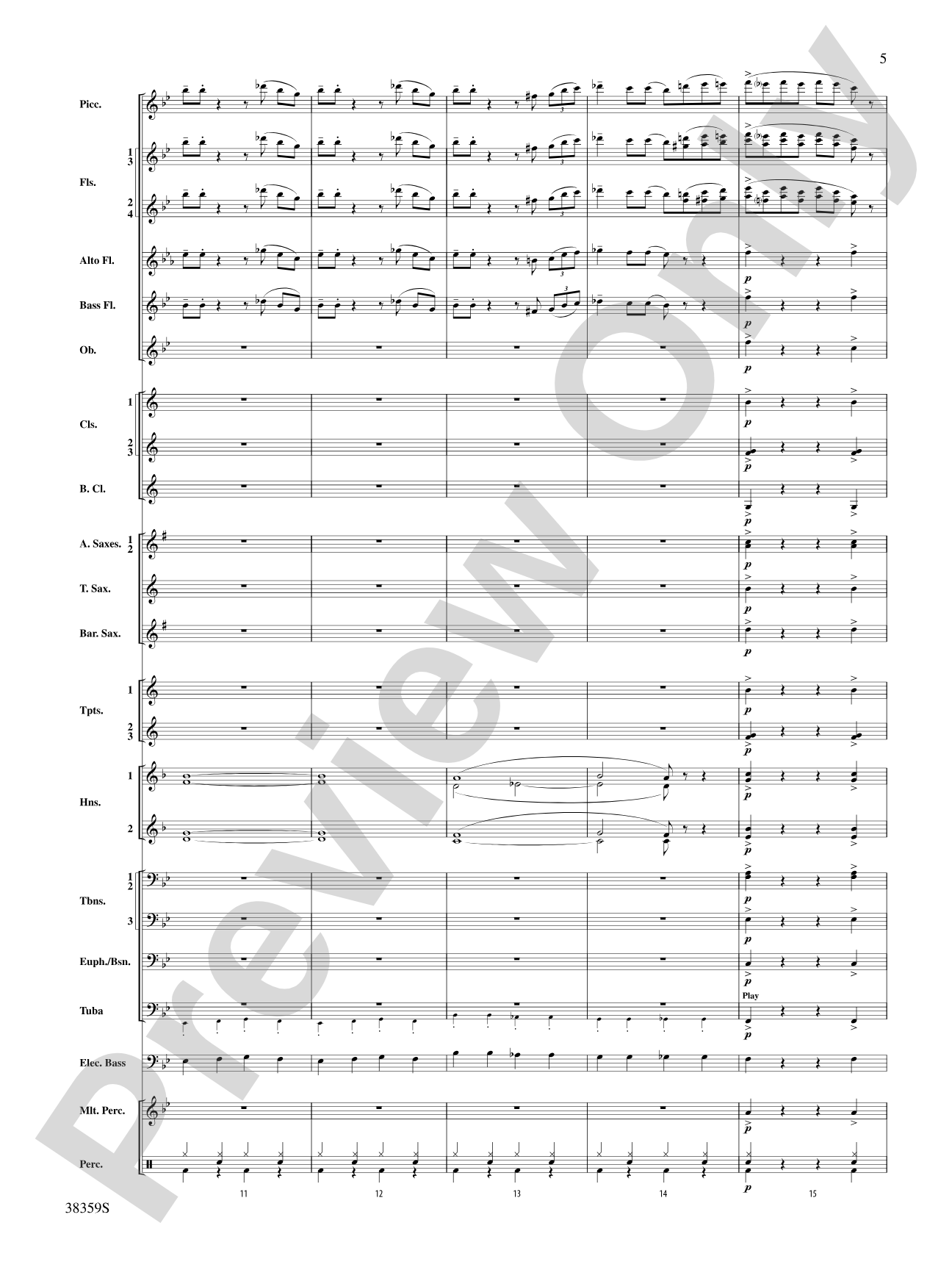 Those Fabulous Flutes: Concert Band Conductor Score & Parts