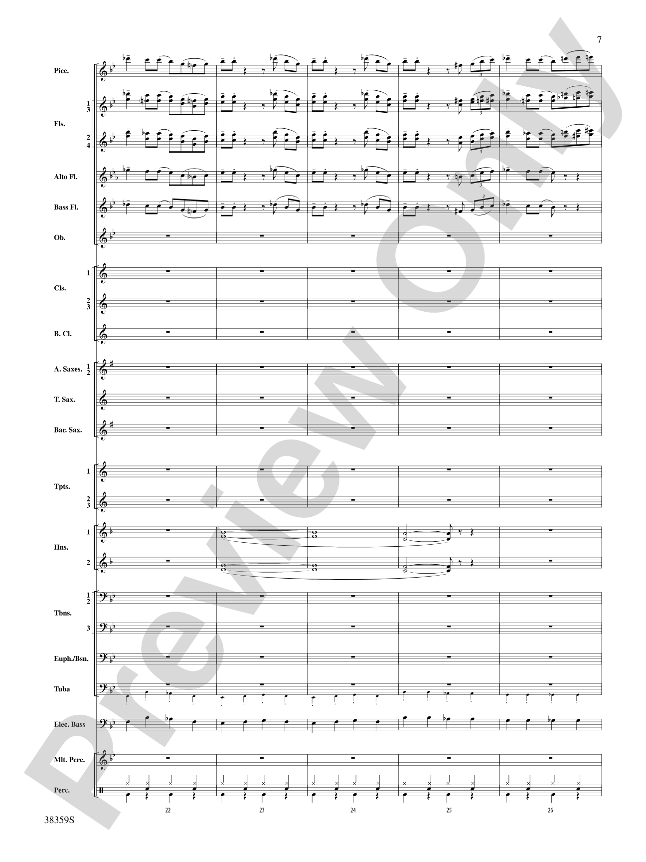 Those Fabulous Flutes: Concert Band Conductor Score & Parts