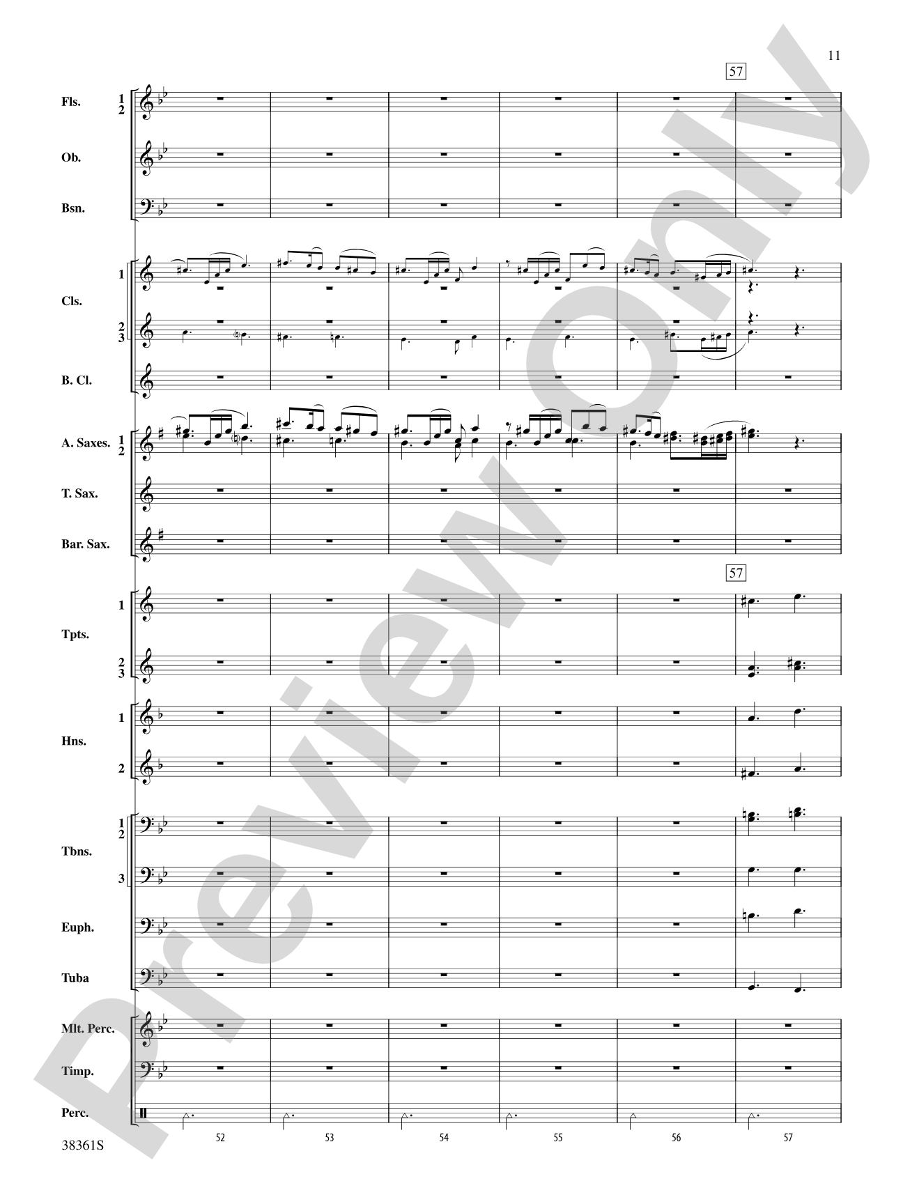 Ariel: Concert Band Conductor Score & Parts