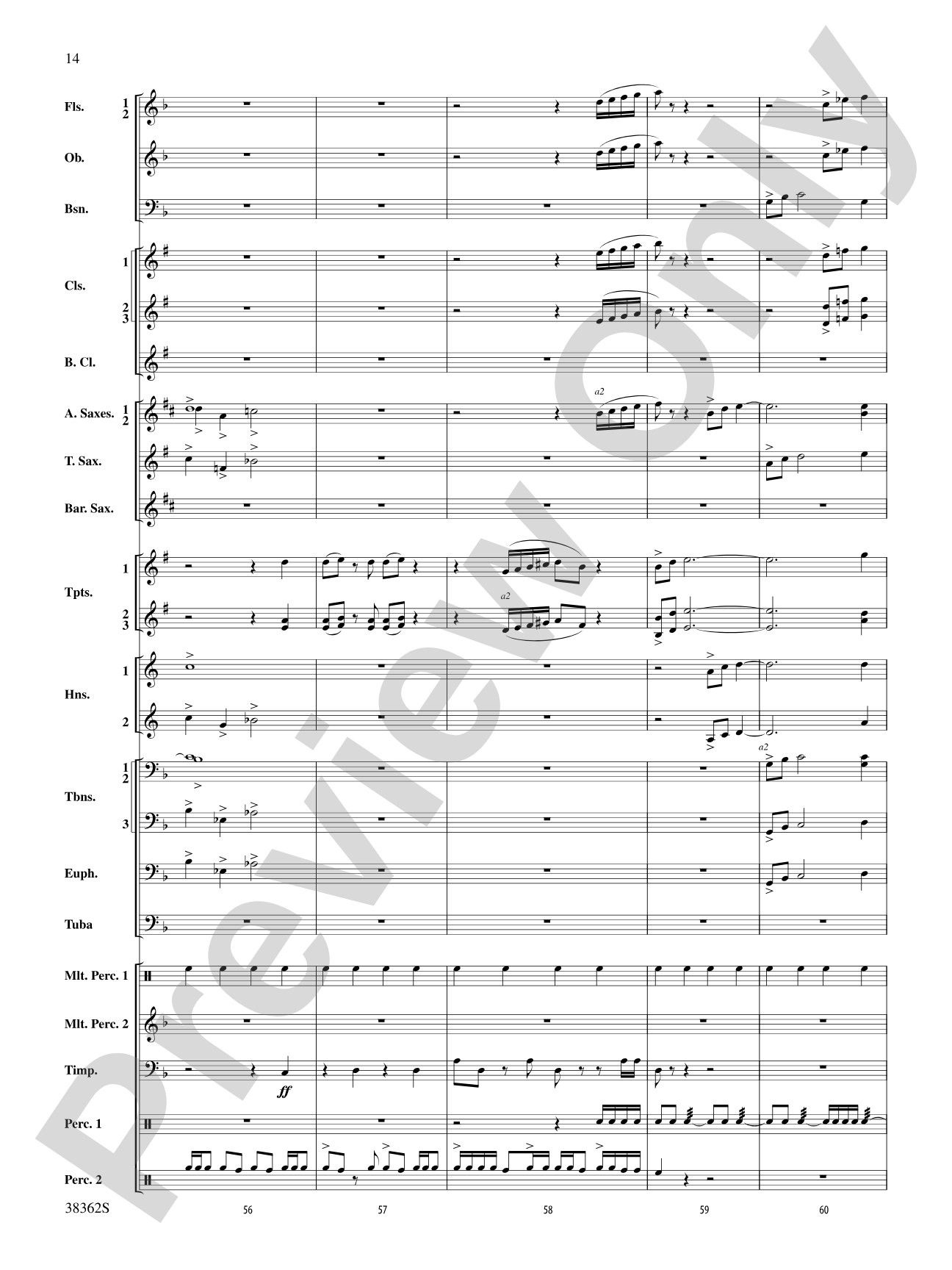 Dream Variants: Concert Band Conductor Score & Parts