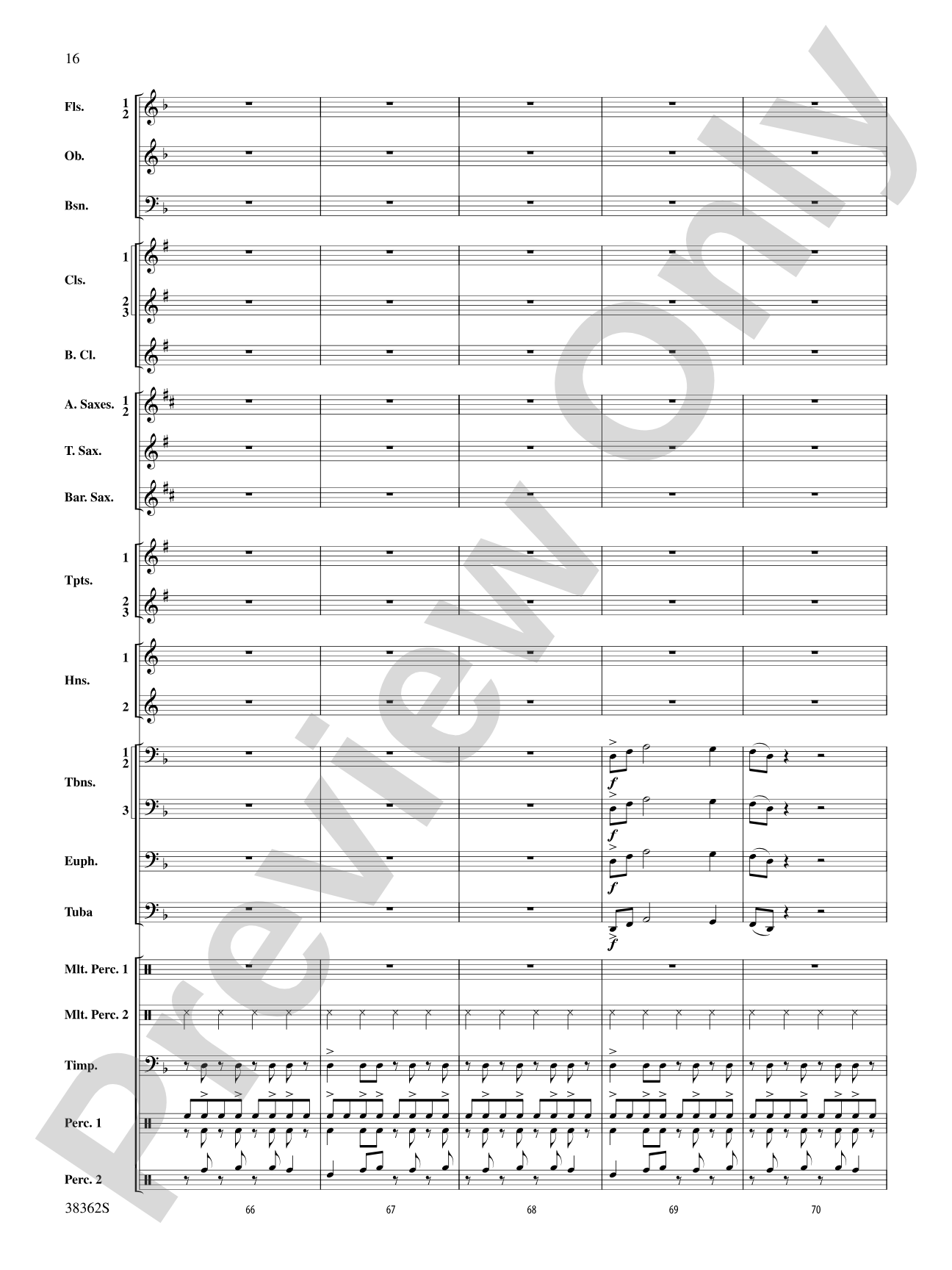 Dream Variants: Concert Band Conductor Score & Parts