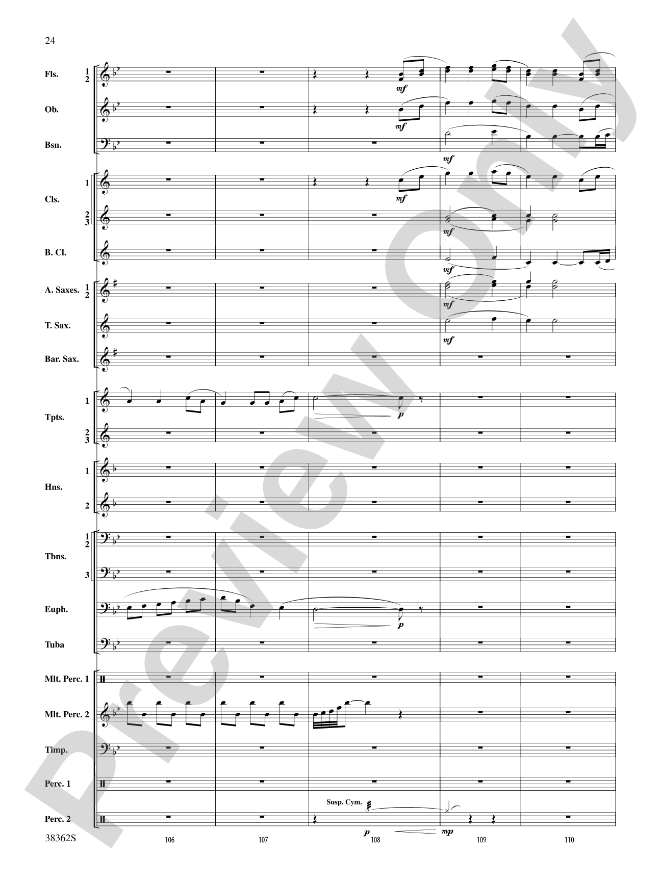 Dream Variants: Concert Band Conductor Score & Parts