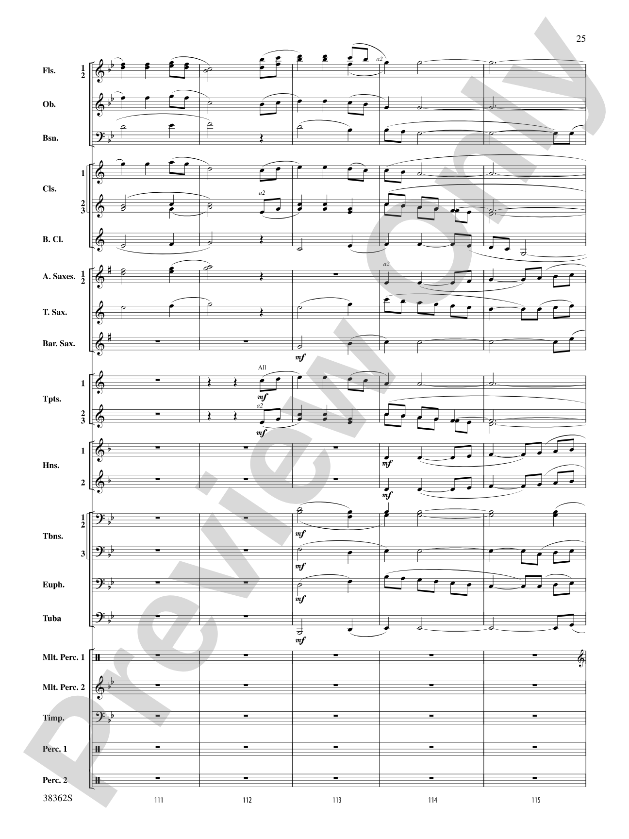 Dream Variants: Concert Band Conductor Score & Parts