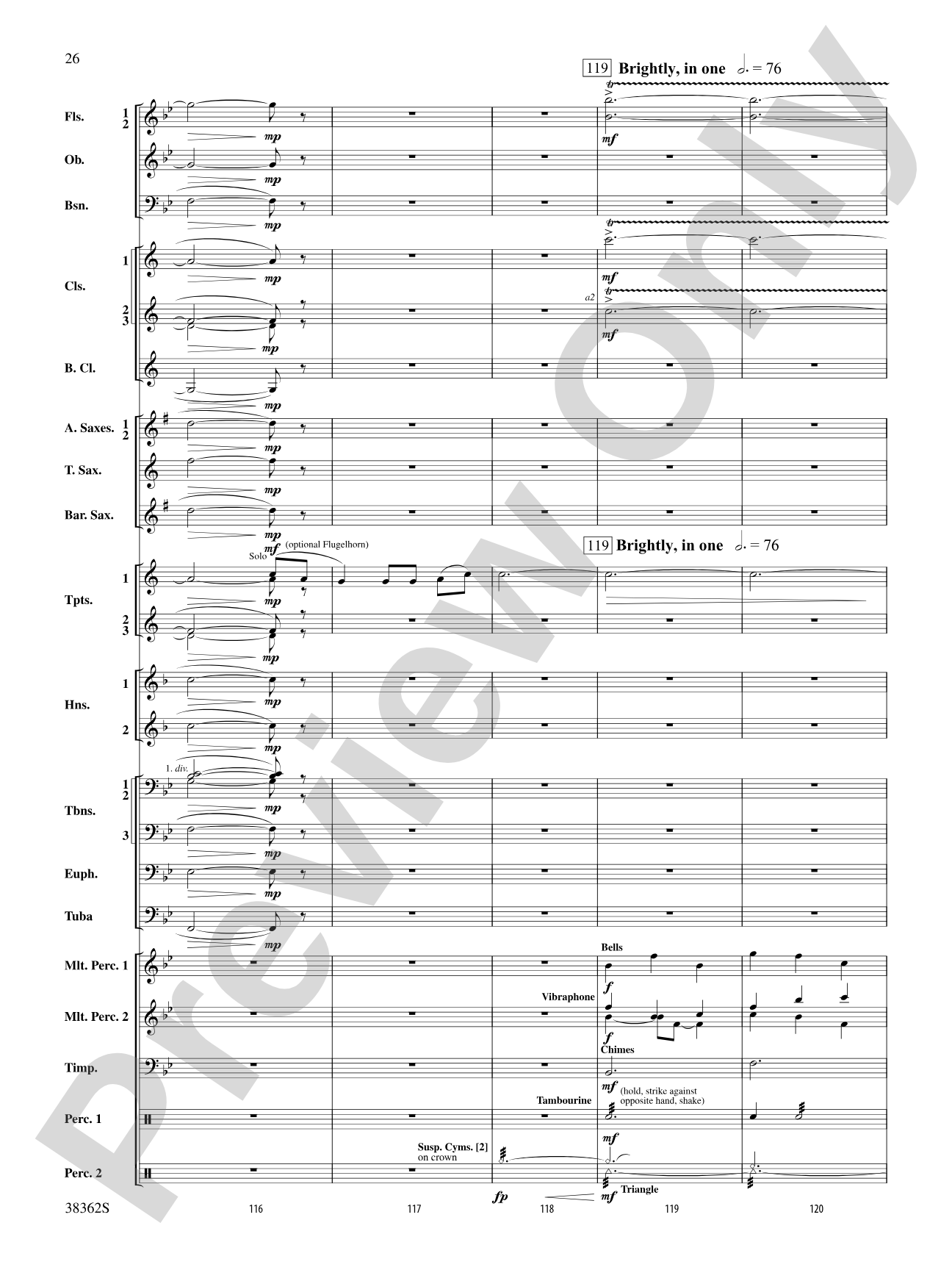 Dream Variants: Concert Band Conductor Score & Parts