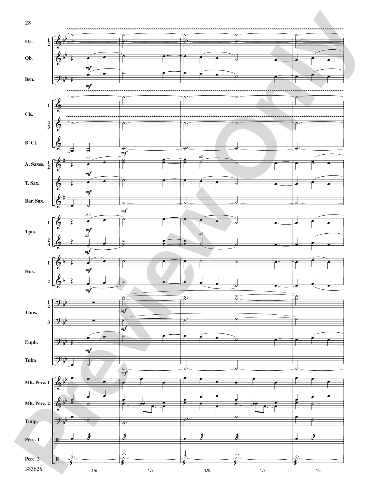Dream Variants: Concert Band Conductor Score & Parts
