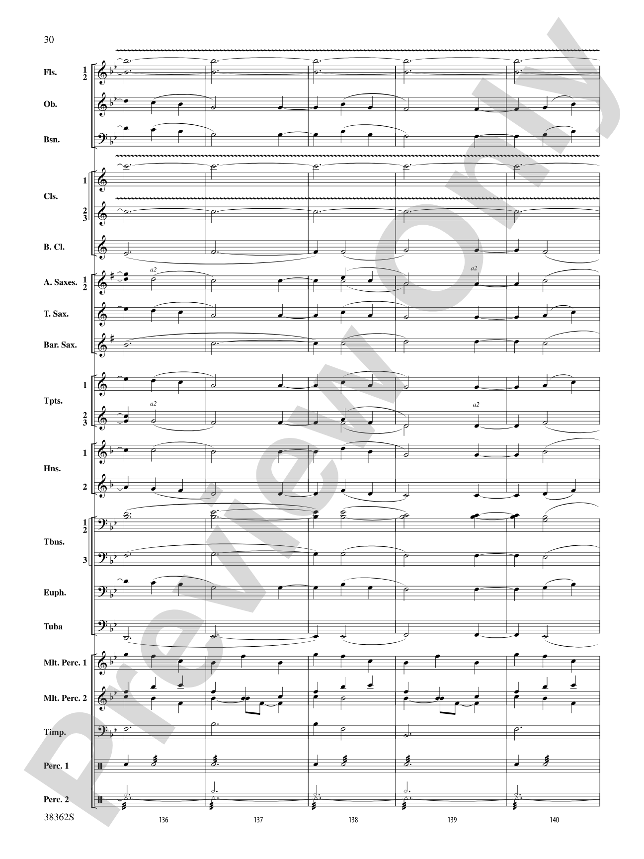 Dream Variants: Concert Band Conductor Score & Parts