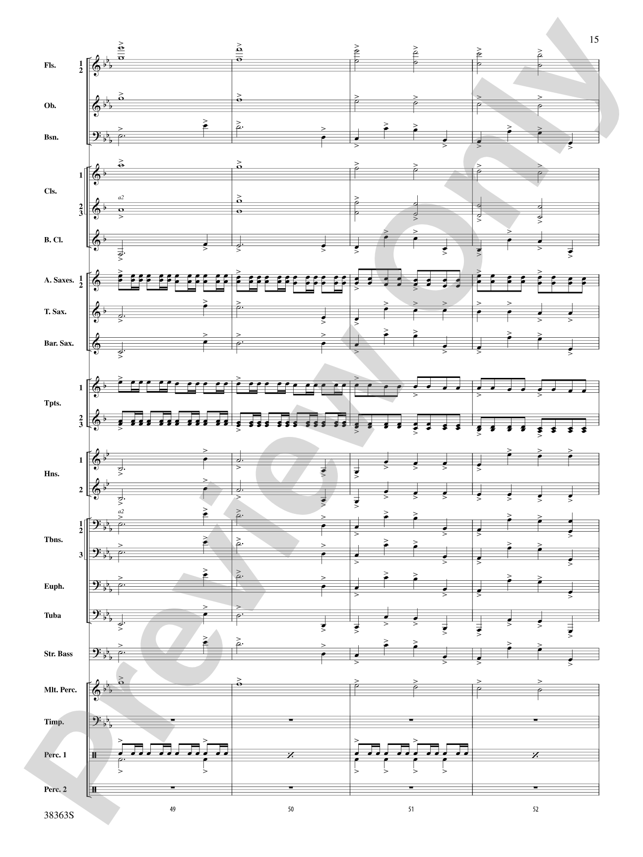 Praeludium: Score