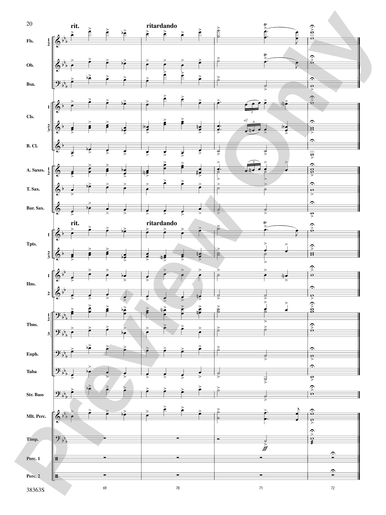 Praeludium: Score