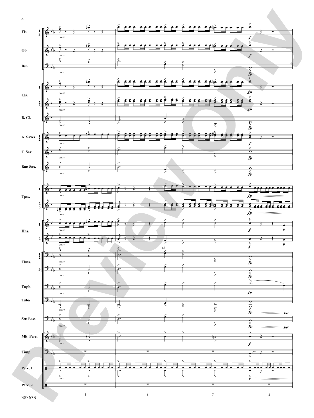 Praeludium: Score