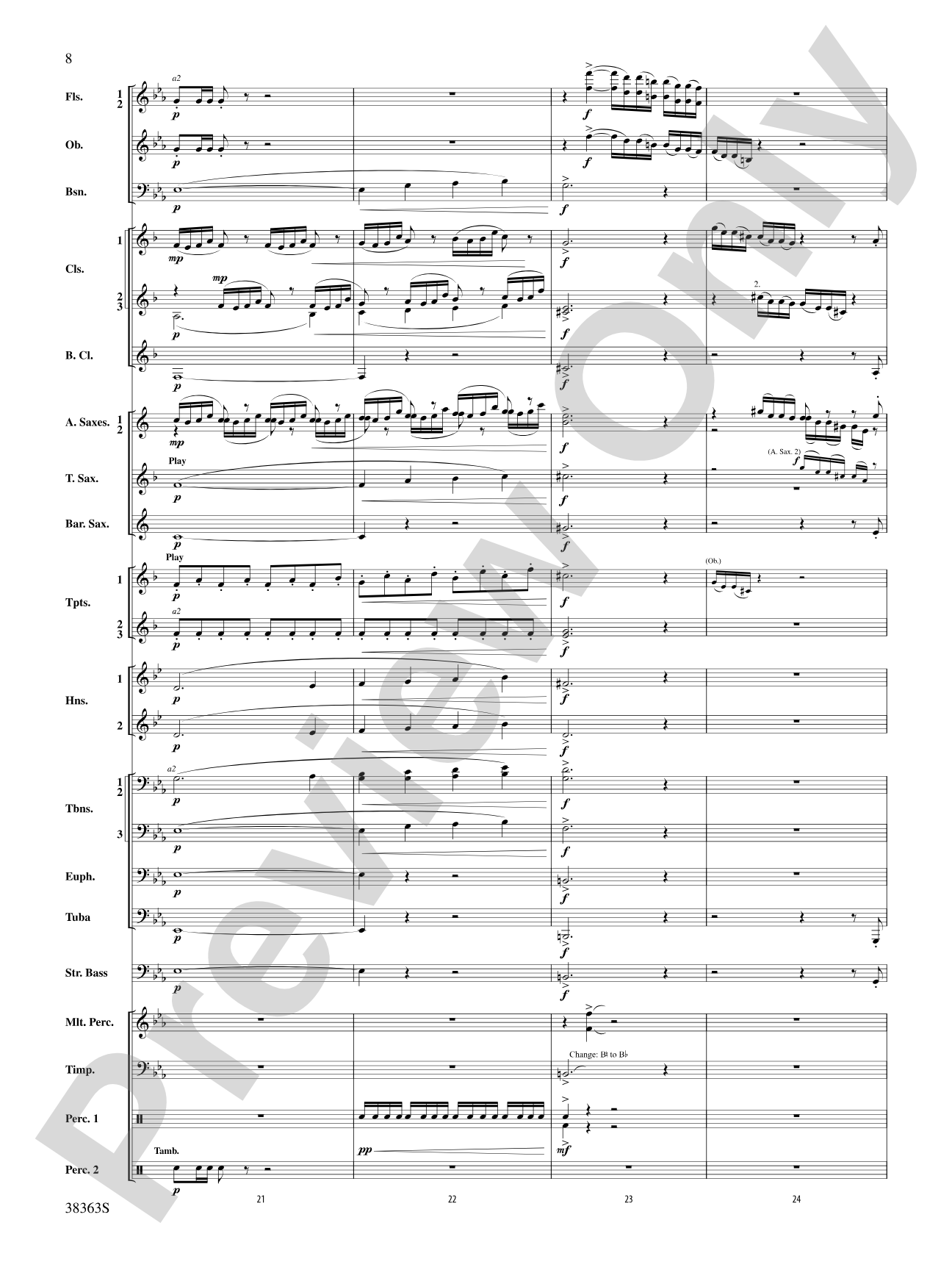 Praeludium: Score