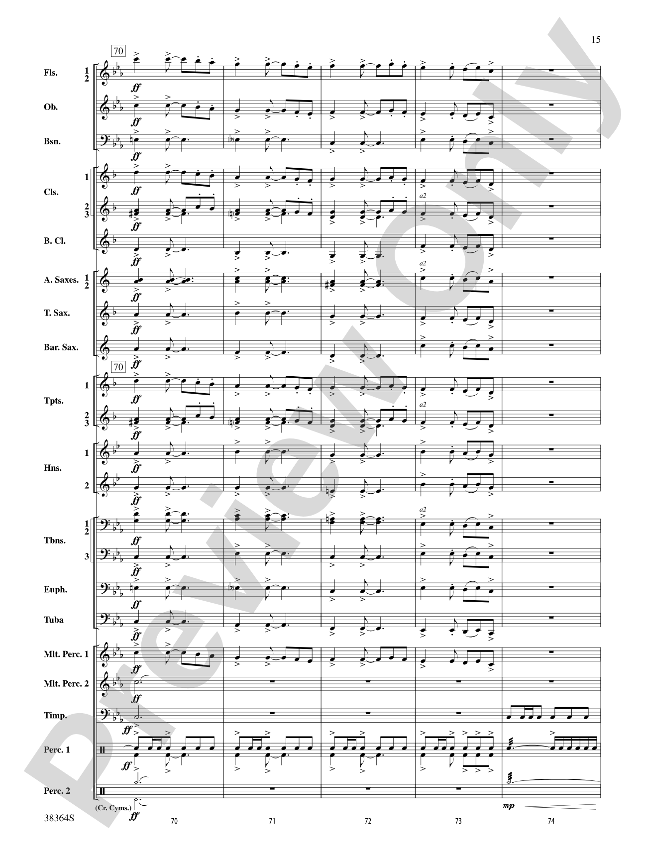 Jubellation: Concert Band Conductor Score & Parts