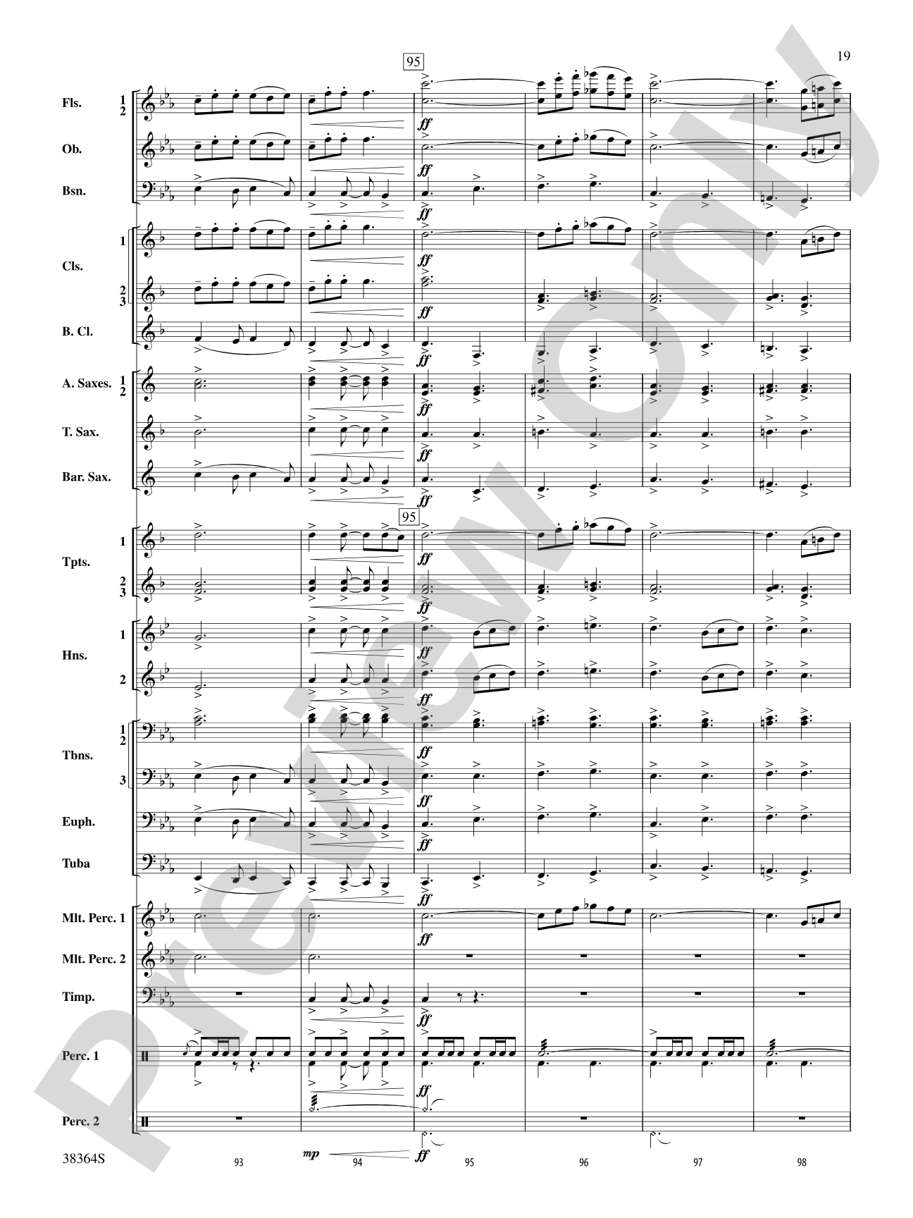 Jubellation: Concert Band Conductor Score & Parts