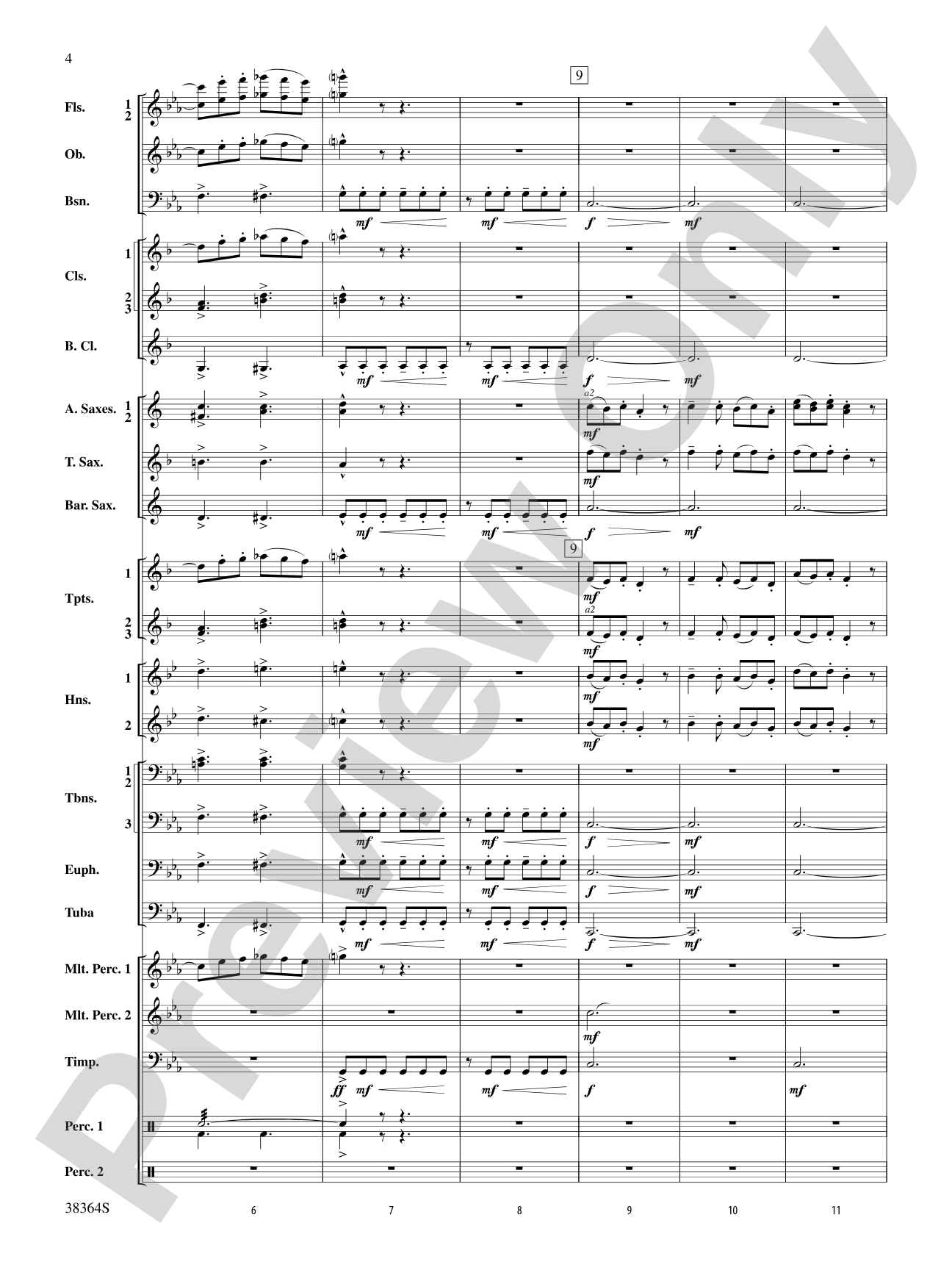 Jubellation: Concert Band Conductor Score & Parts