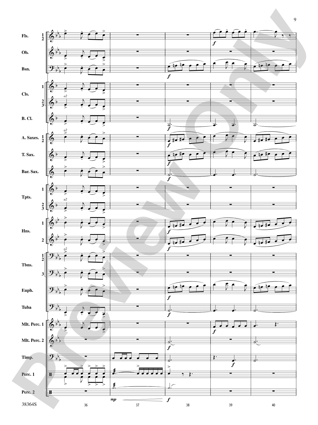 Jubellation: Concert Band Conductor Score & Parts