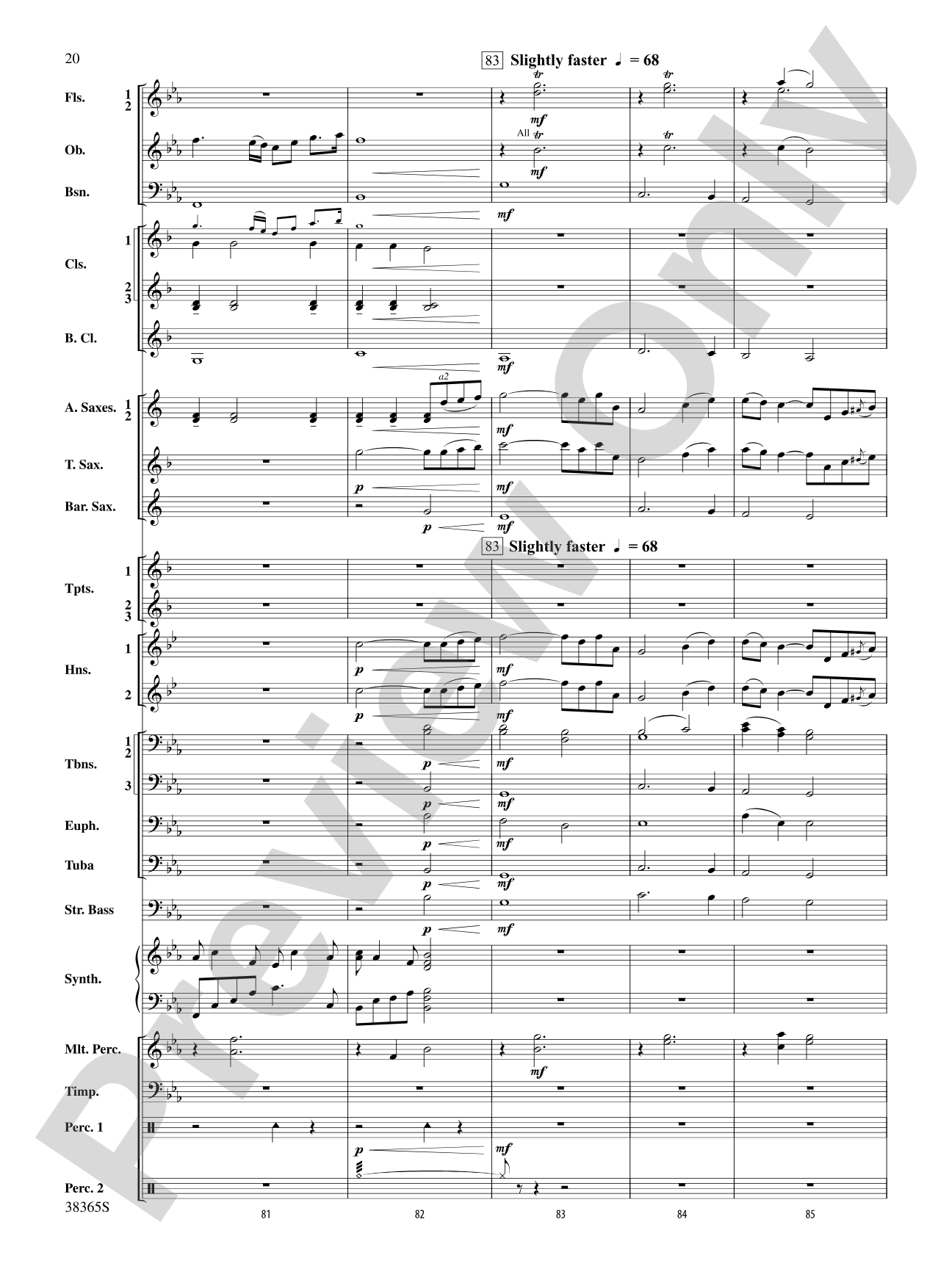 Crossroads to the Future: Concert Band Conductor Score & Parts