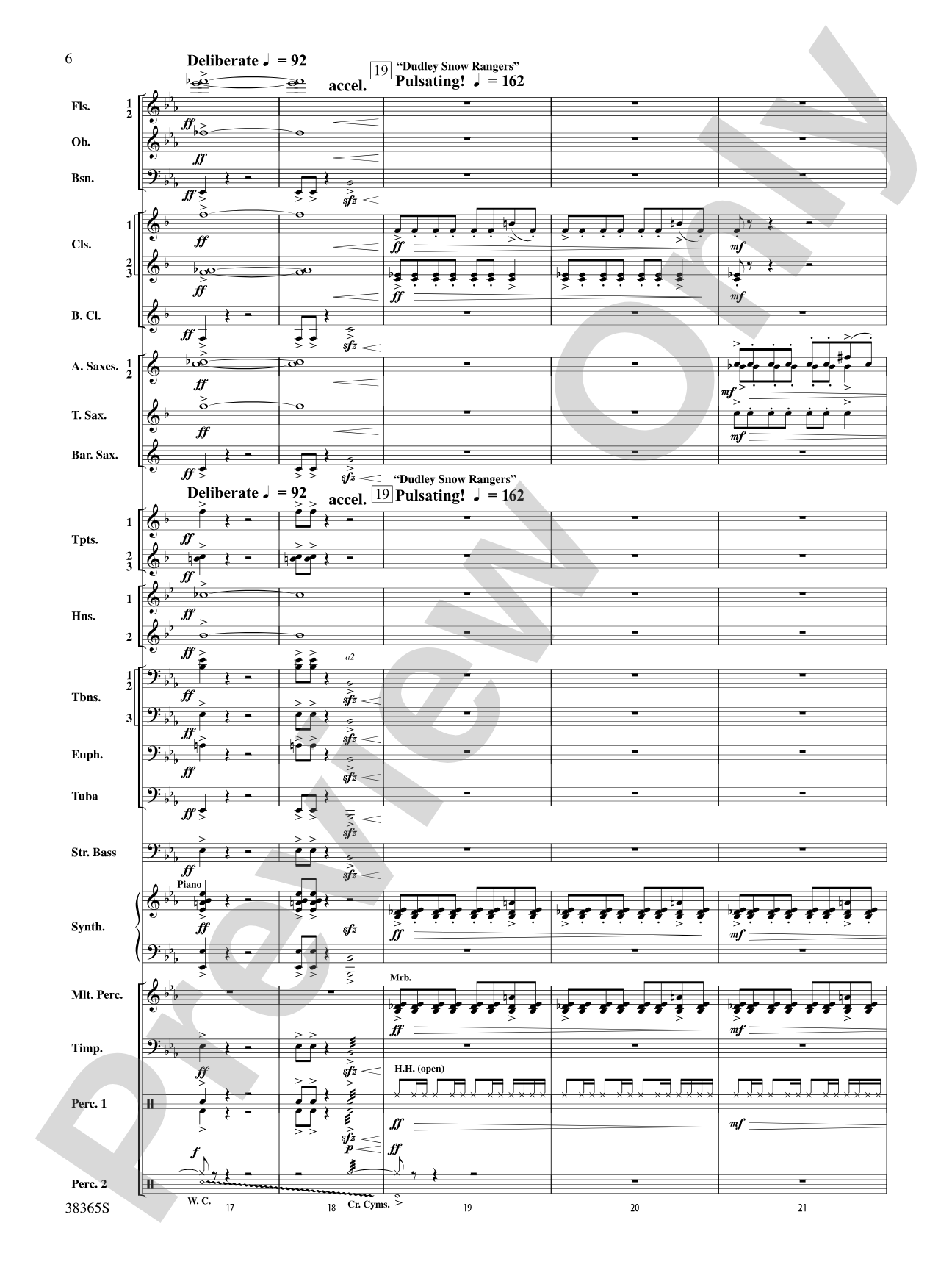 Crossroads to the Future: Concert Band Conductor Score & Parts