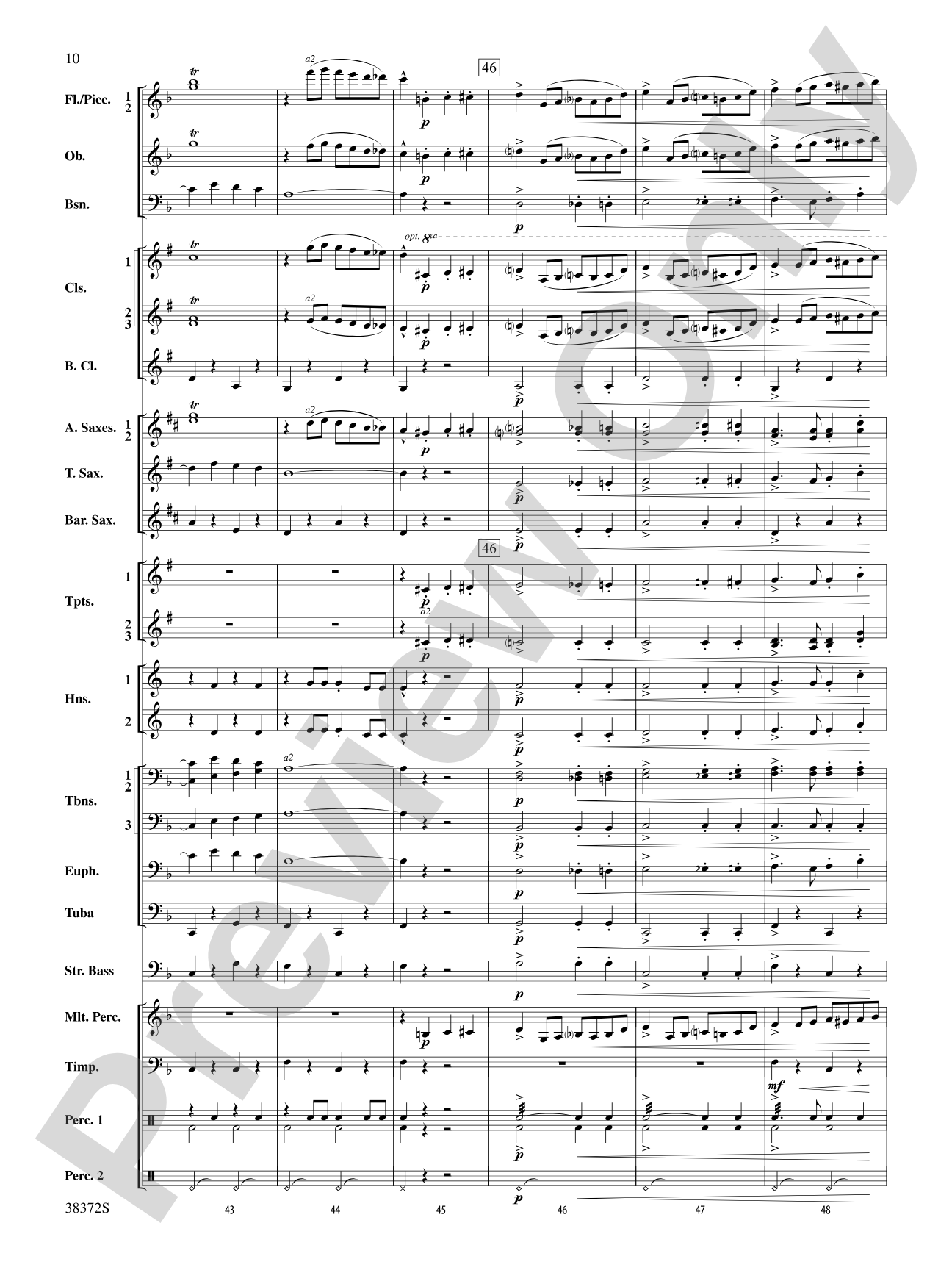 Con Brio: Concert Band Conductor Score & Parts