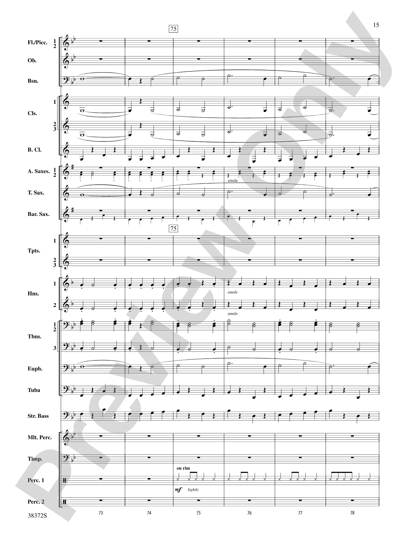 Con Brio: Concert Band Conductor Score & Parts