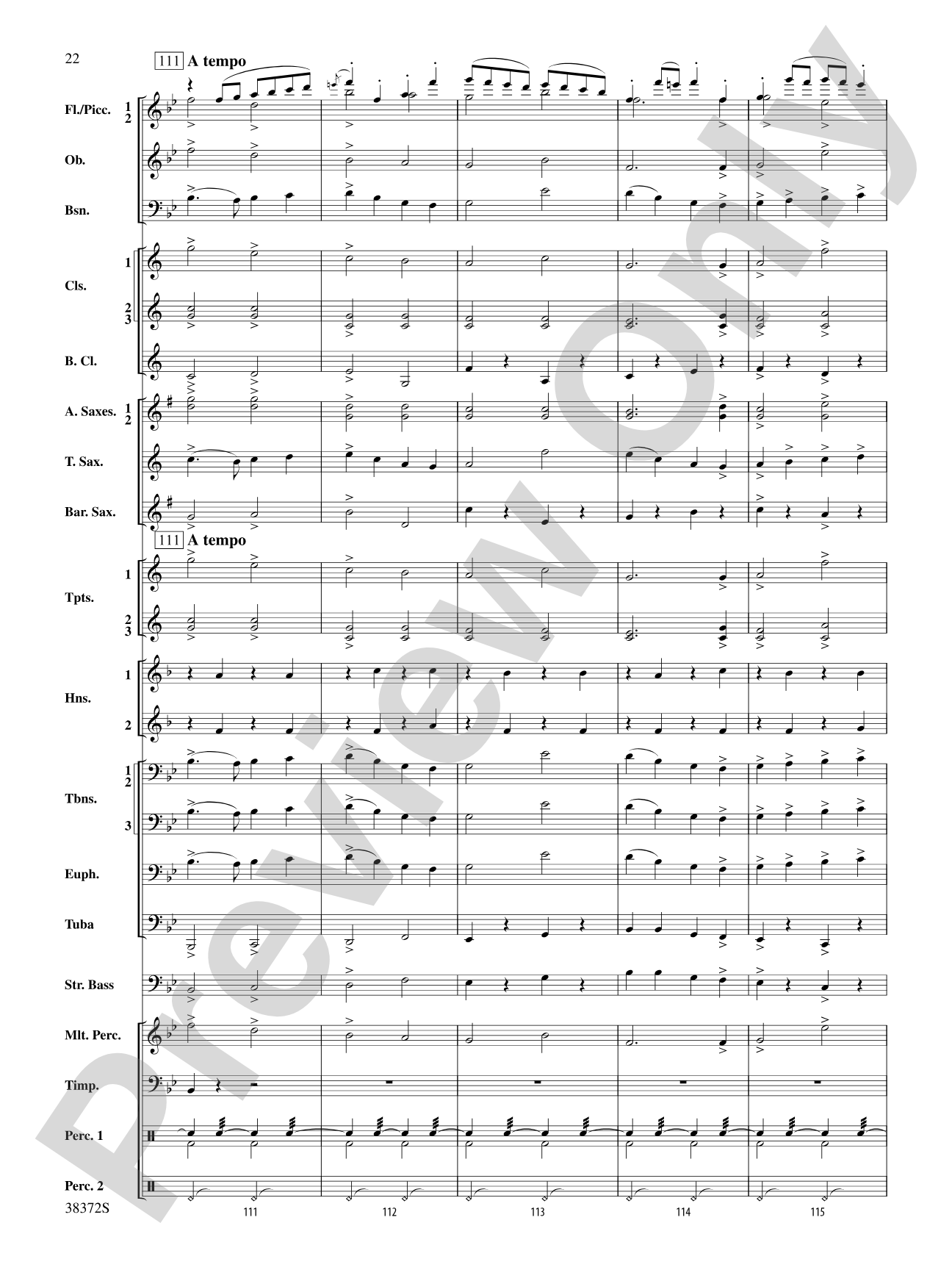 Con Brio: Concert Band Conductor Score & Parts