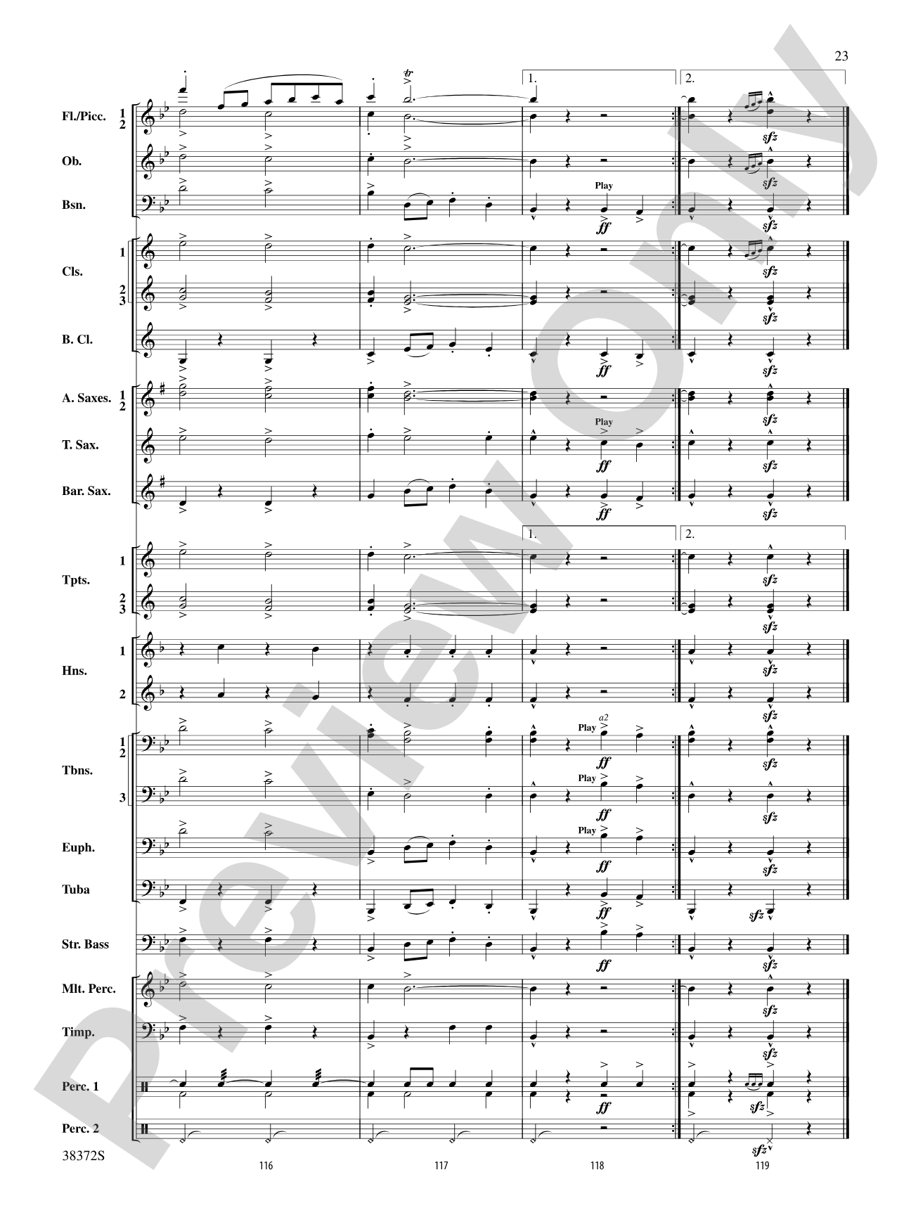 Con Brio: Concert Band Conductor Score & Parts