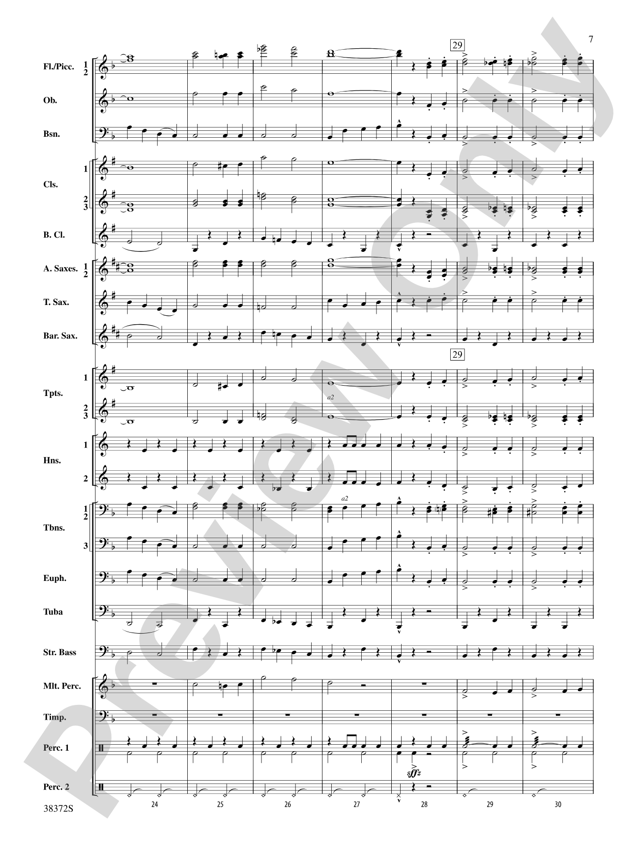 Con Brio: Concert Band Conductor Score & Parts