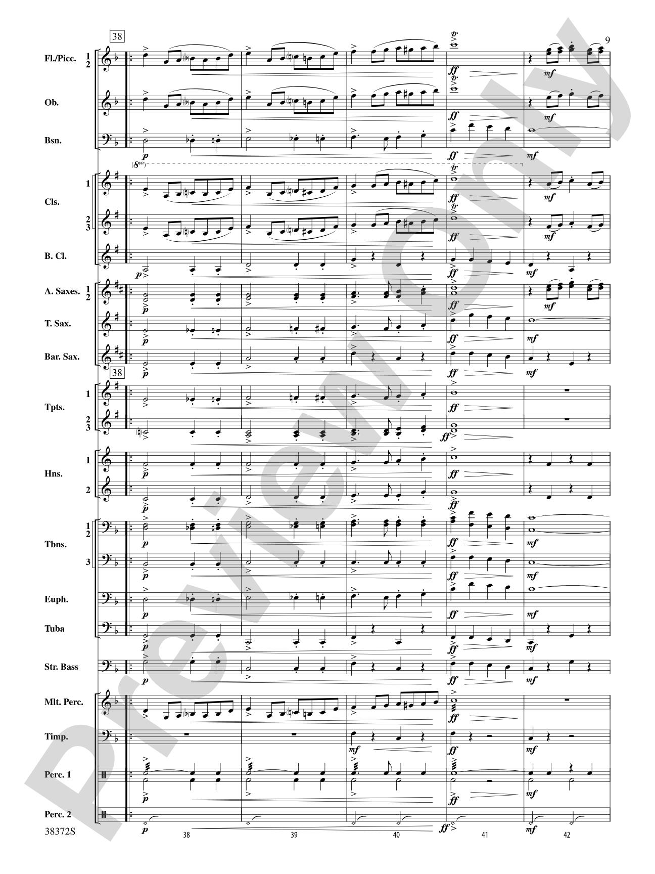 Con Brio: Concert Band Conductor Score & Parts