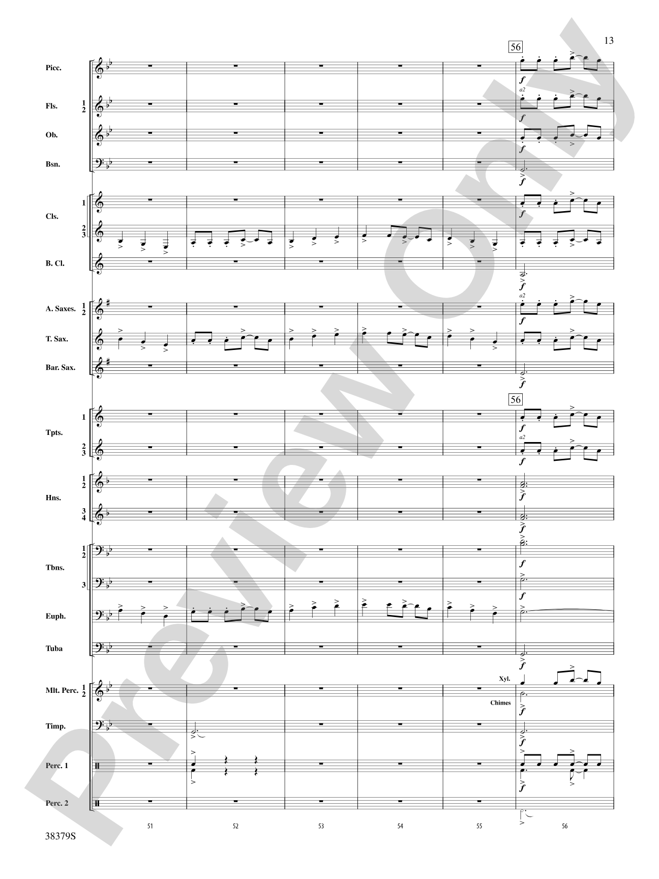 Vision Quest: Concert Band Conductor Score & Parts