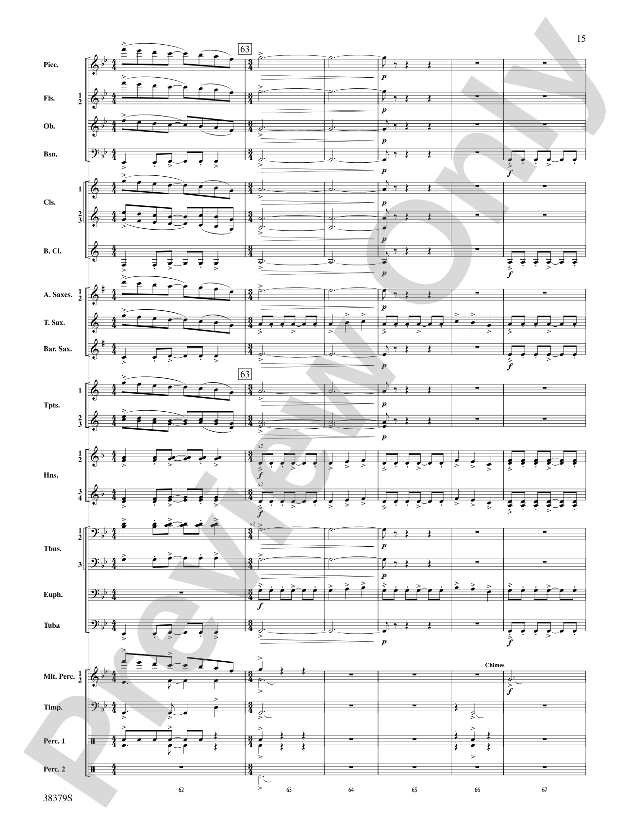 Vision Quest: Concert Band Conductor Score & Parts