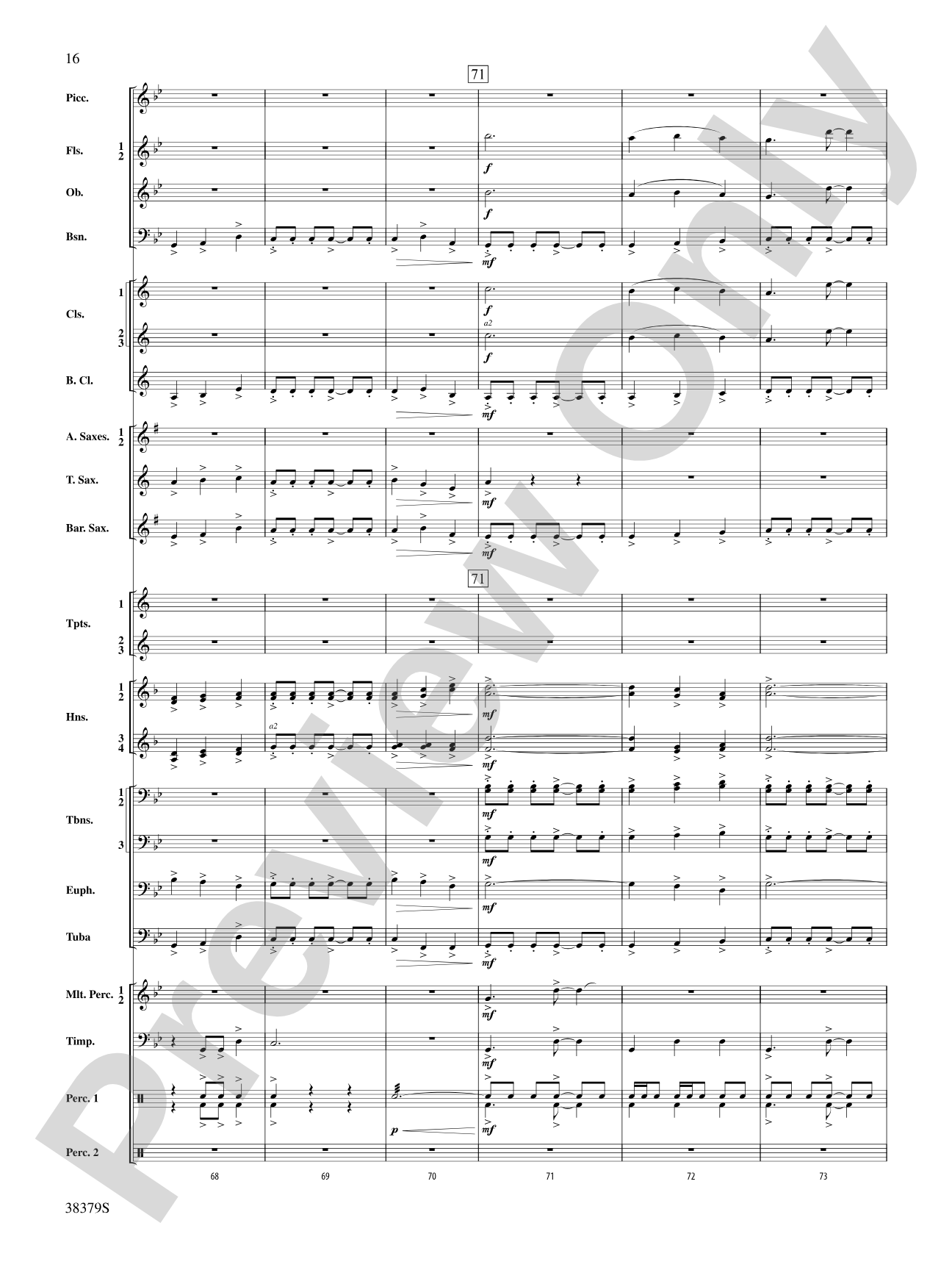 Vision Quest: Concert Band Conductor Score & Parts