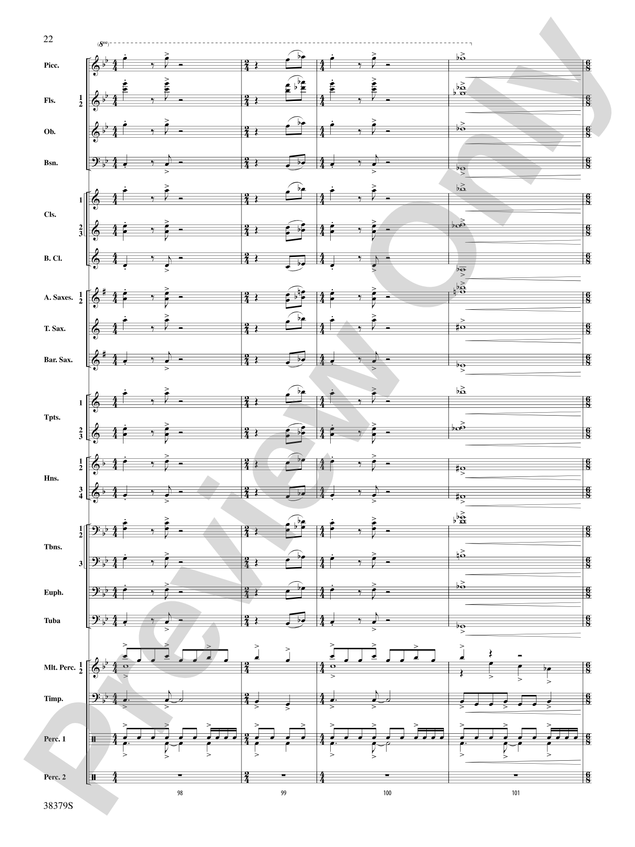 Vision Quest: Concert Band Conductor Score & Parts