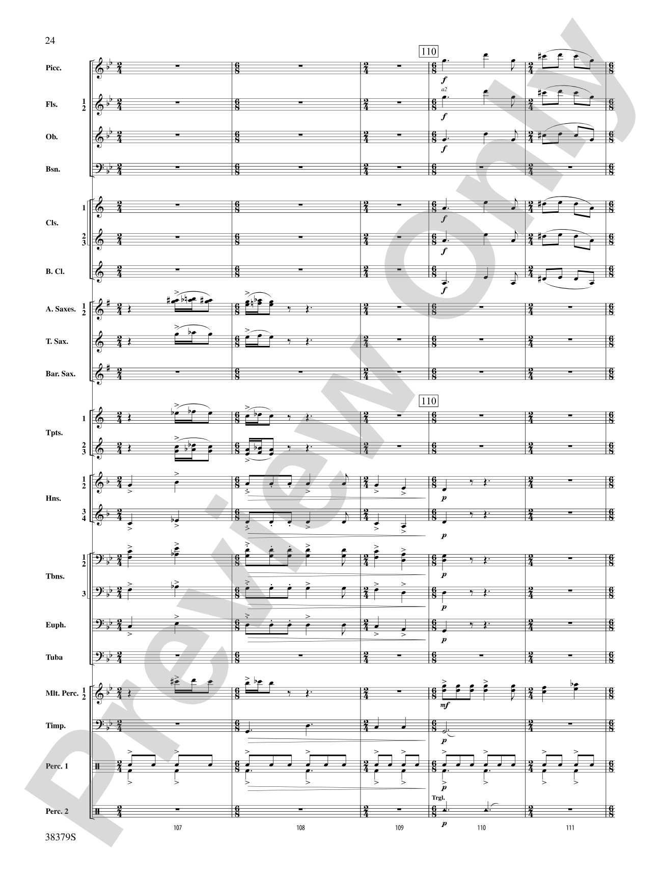 Vision Quest: Concert Band Conductor Score & Parts
