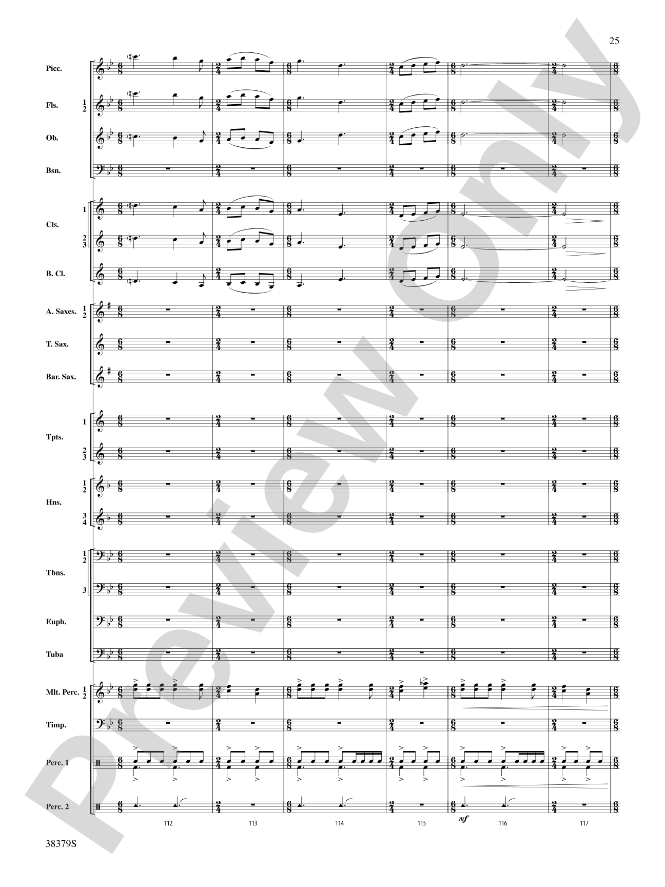Vision Quest: Concert Band Conductor Score & Parts