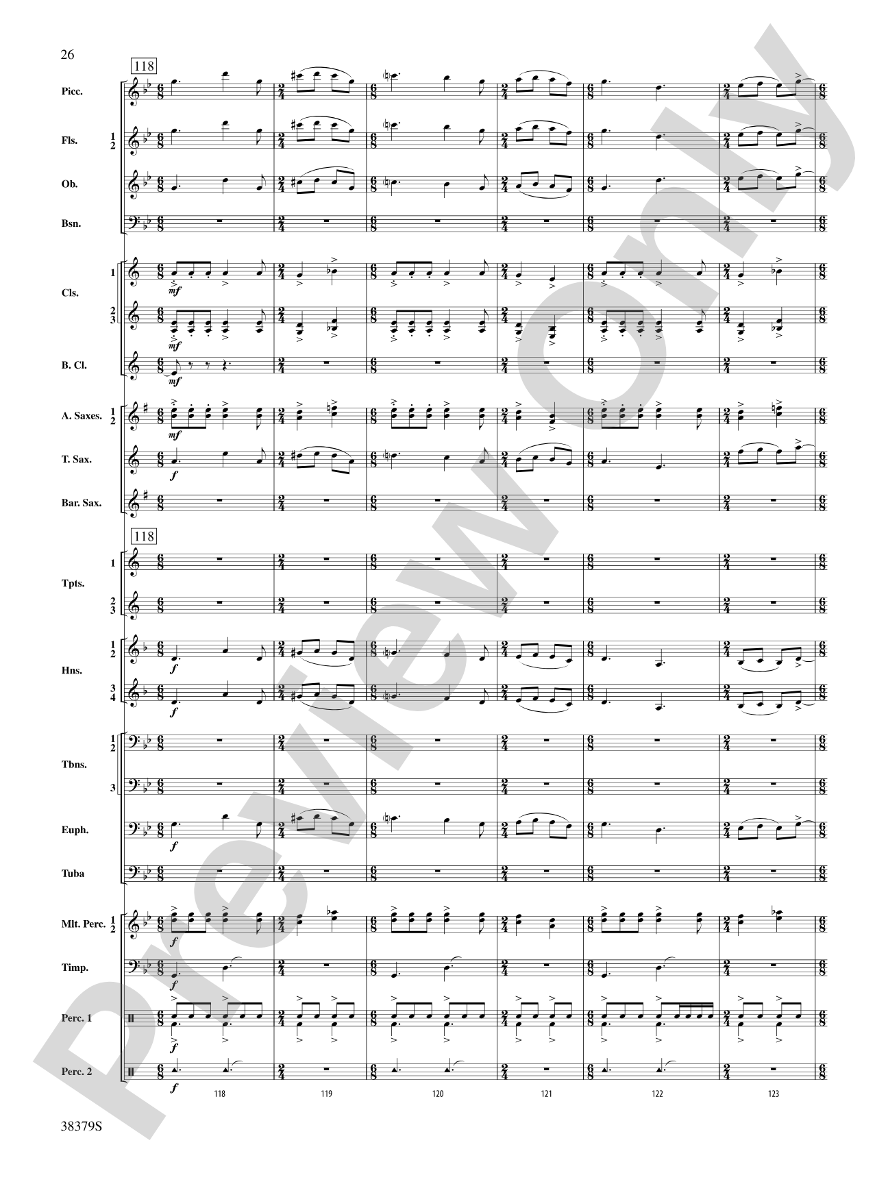 Vision Quest: Concert Band Conductor Score & Parts